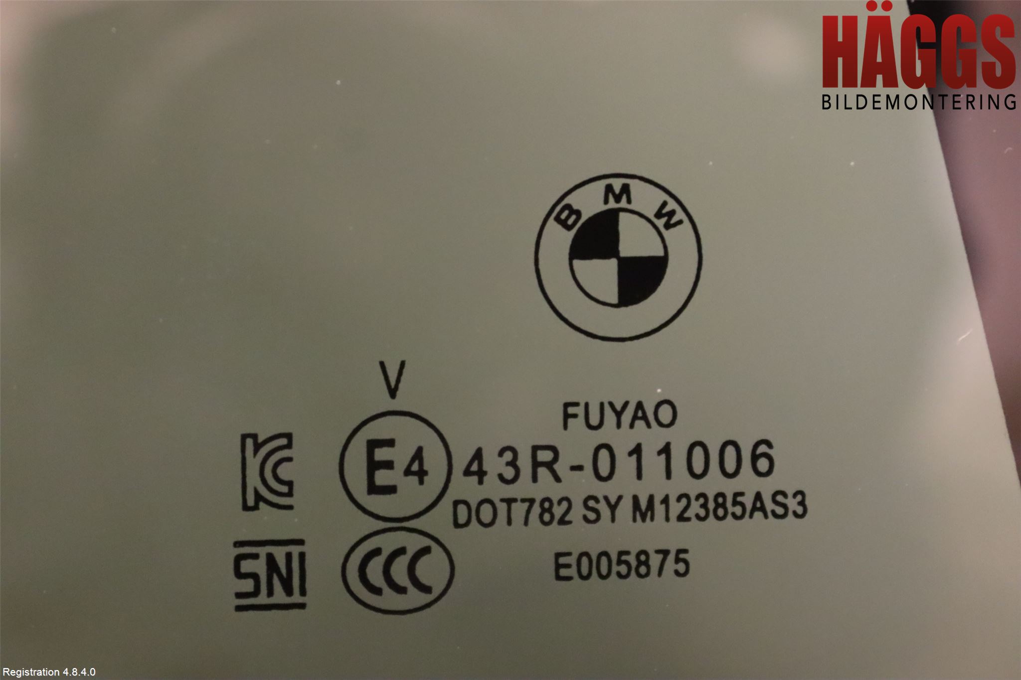 BMW 5/i5 G60/G61 24- Dörruta Bak Lilla Hö