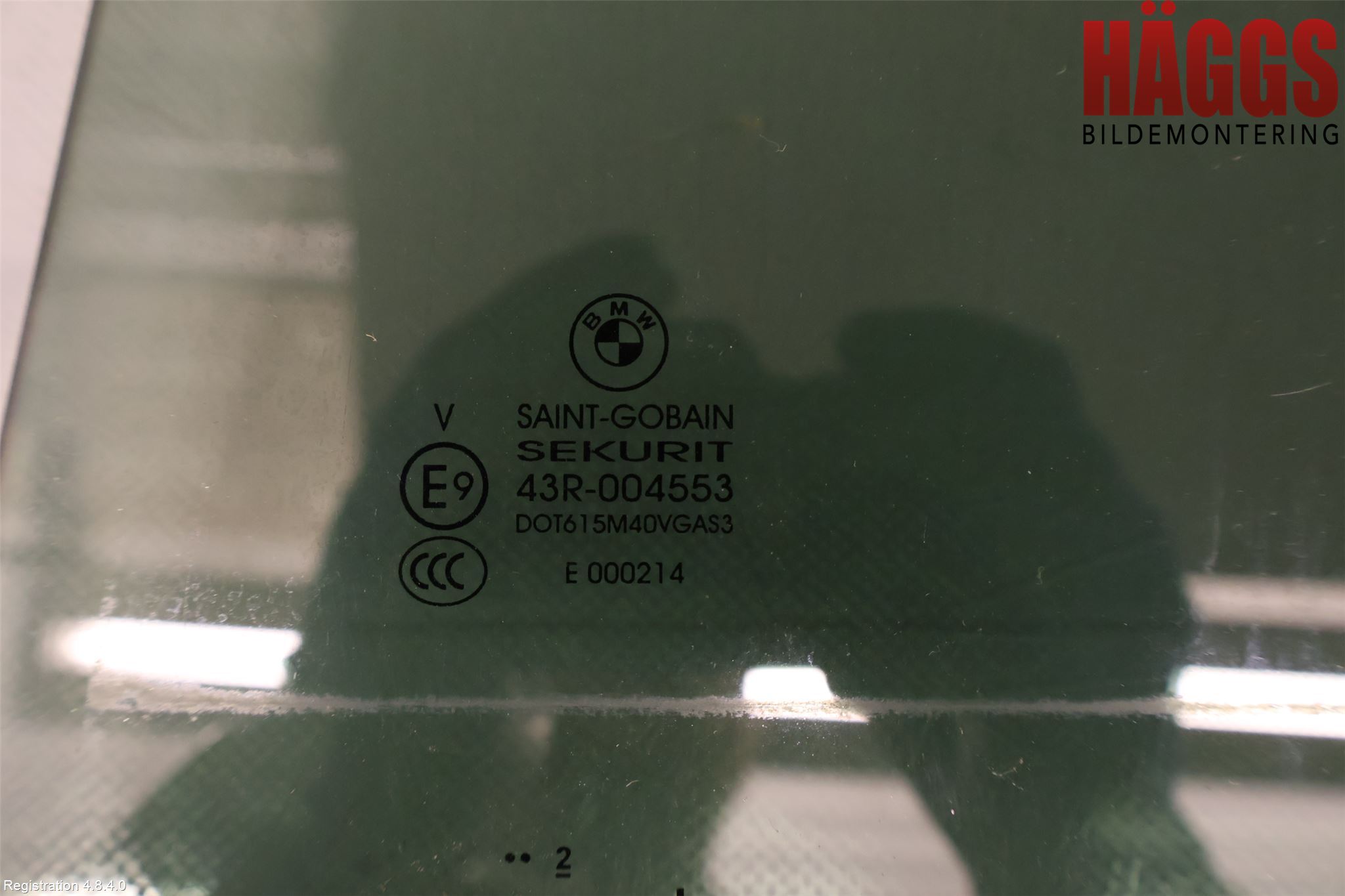 BMW X5 E70 07-13 Dörruta Bak Vänster