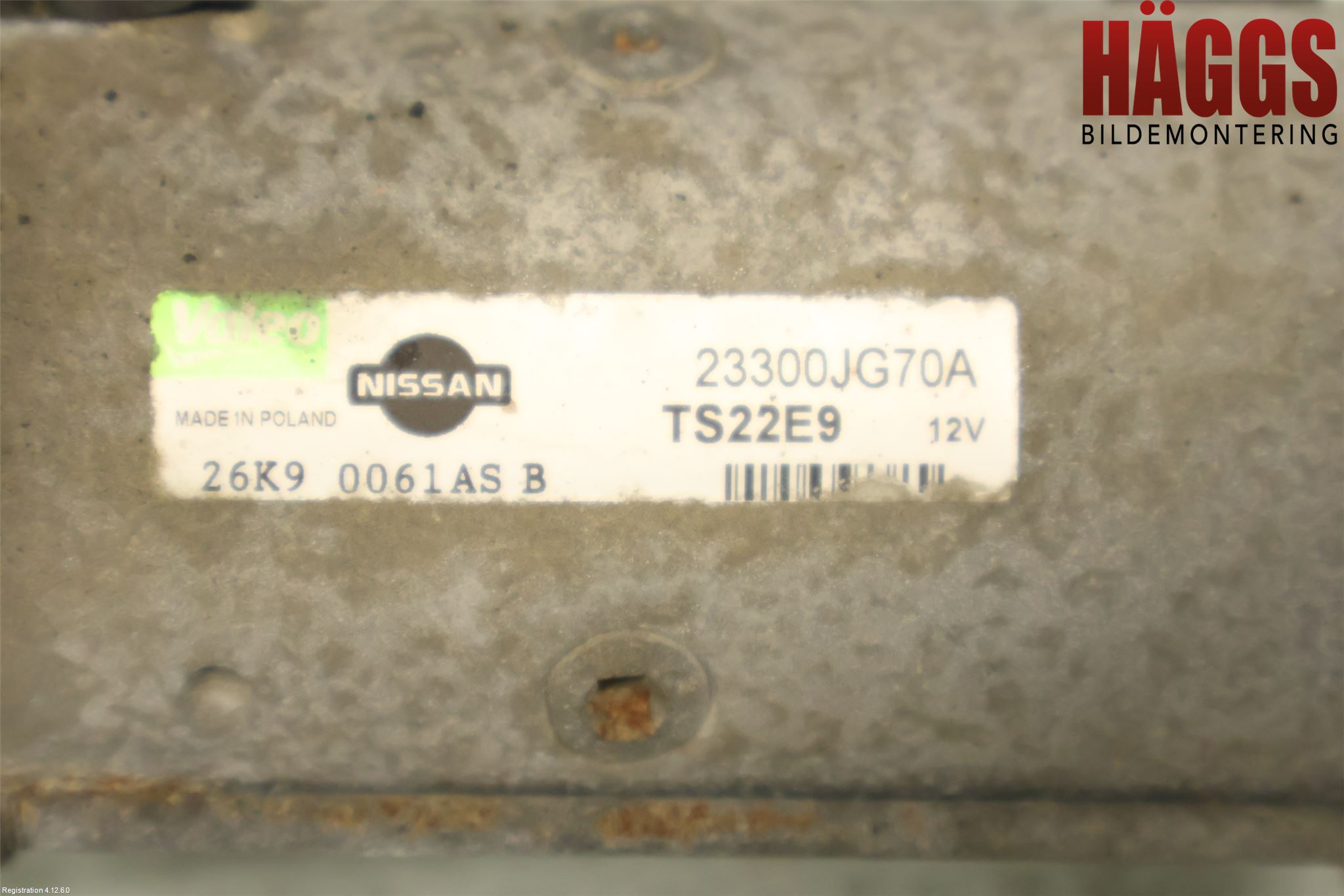Nissan QASHQAI+2  08-10 Startmotor Diesel