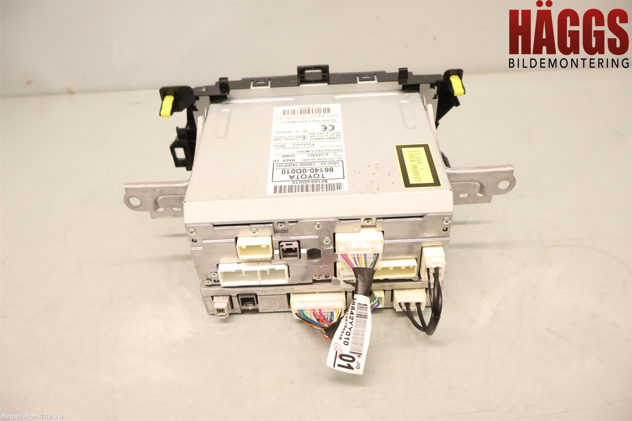 Toyota YARIS XP130 12-14 Cd Radio - Multimediapanel