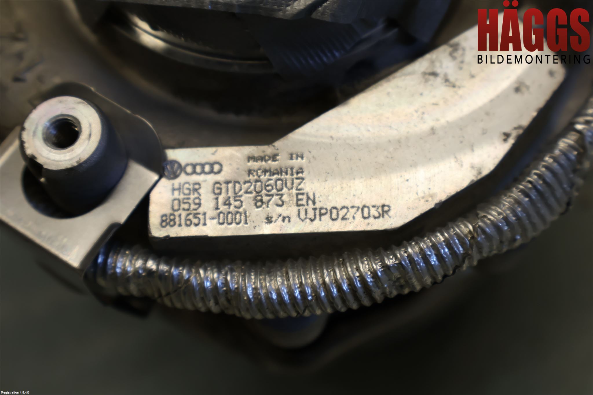 Volkswagen VW AMAROK 2H 10-22 Turboaggregat