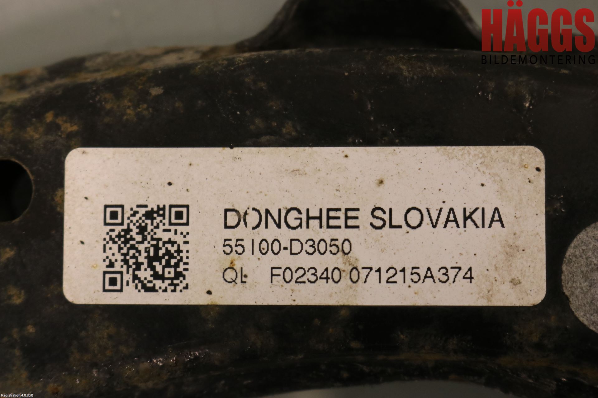 Kia SPORTAGE (QL) 16-21 Bärarm Bak Övre Höger