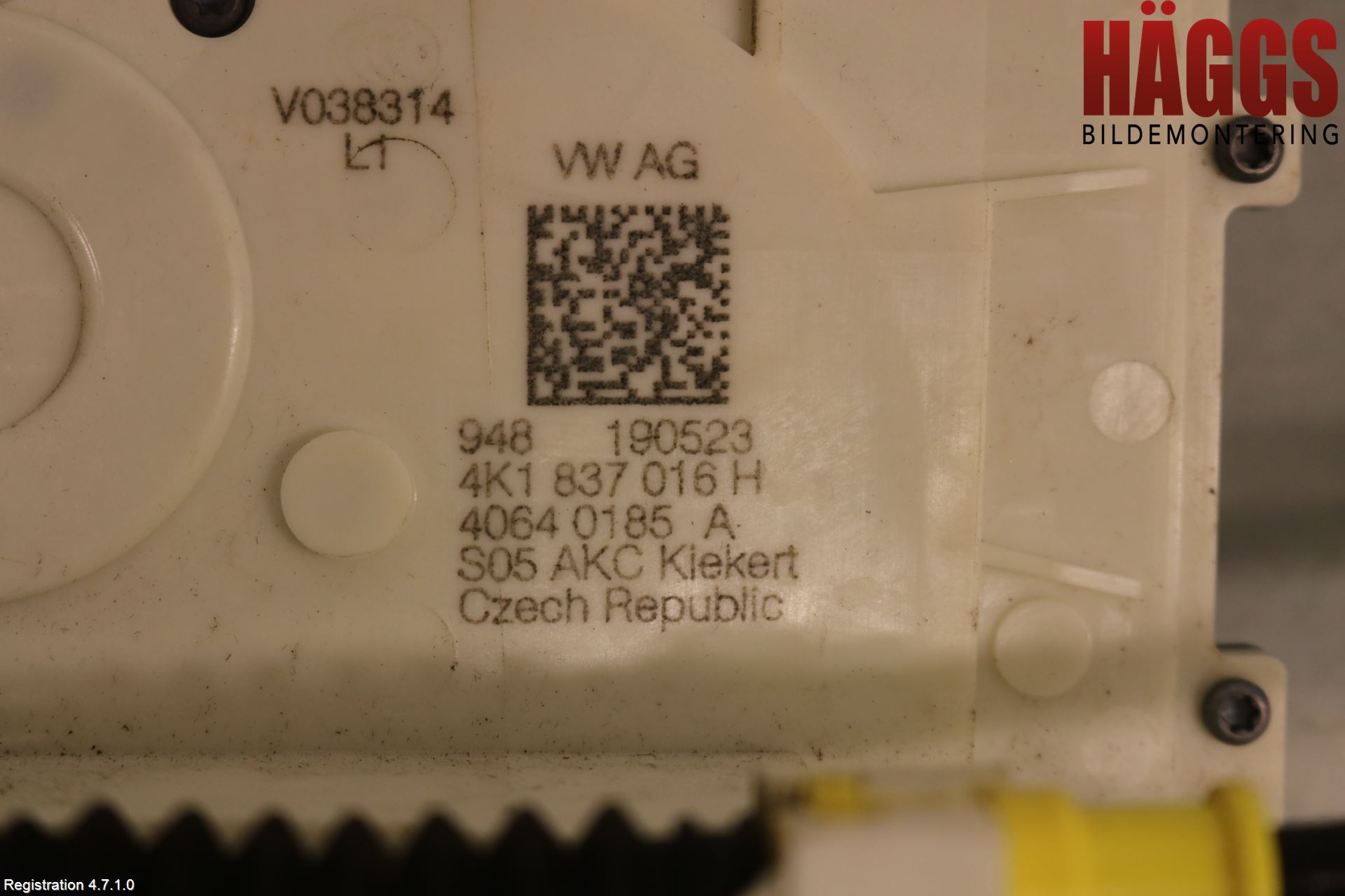 Audi A6 F2/C8 19- Låskista-Dörrlås