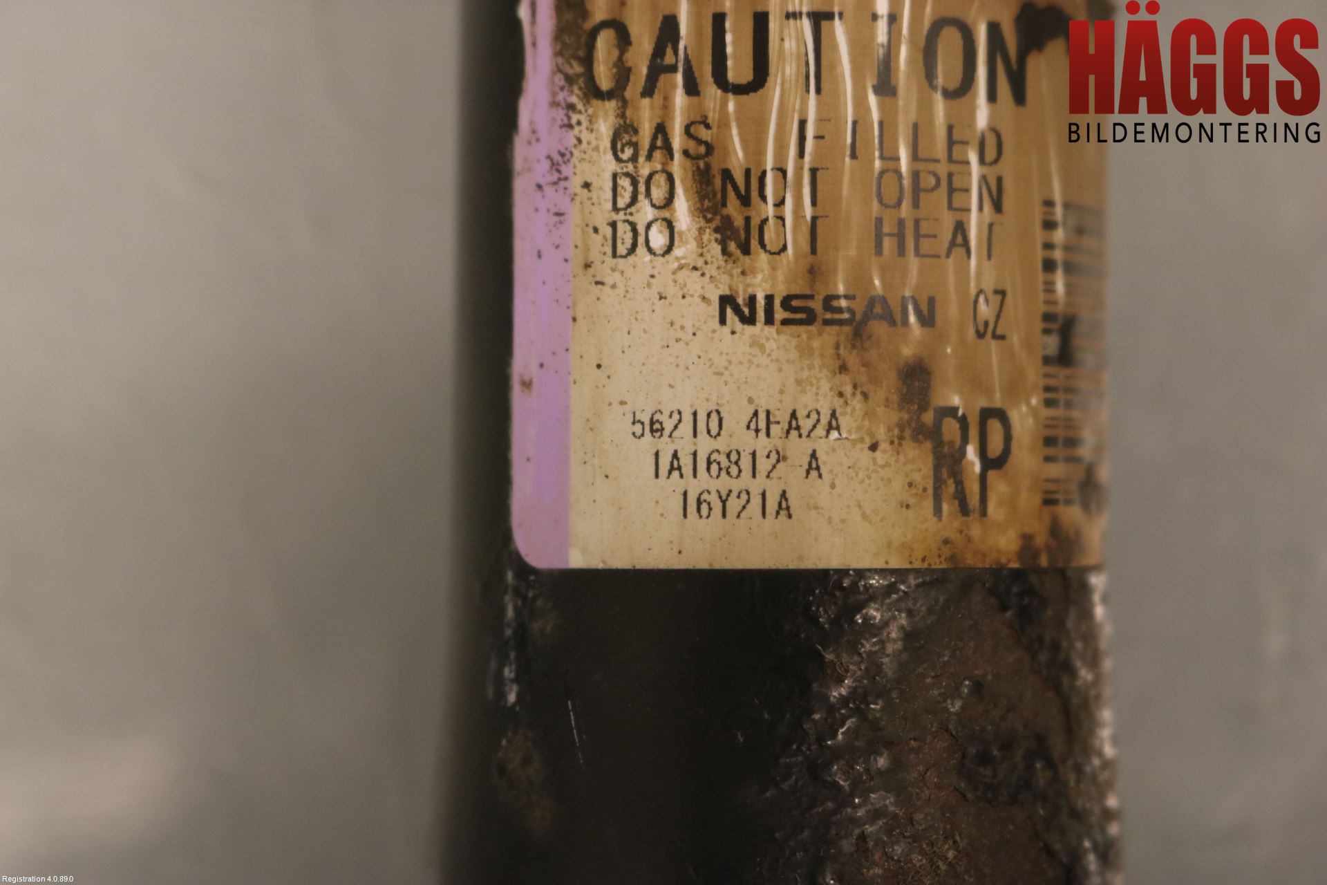Nissan QASHQAI 14-17 Stötdämpare Bak