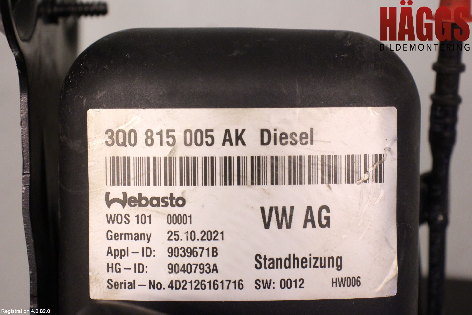 Volkswagen VW PASSAT 20-24 Dieselvärmare
