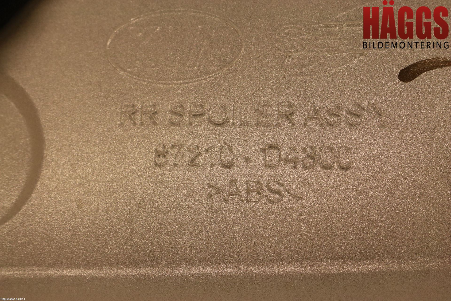 Kia OPTIMA 16-20 Spoiler Baklucka