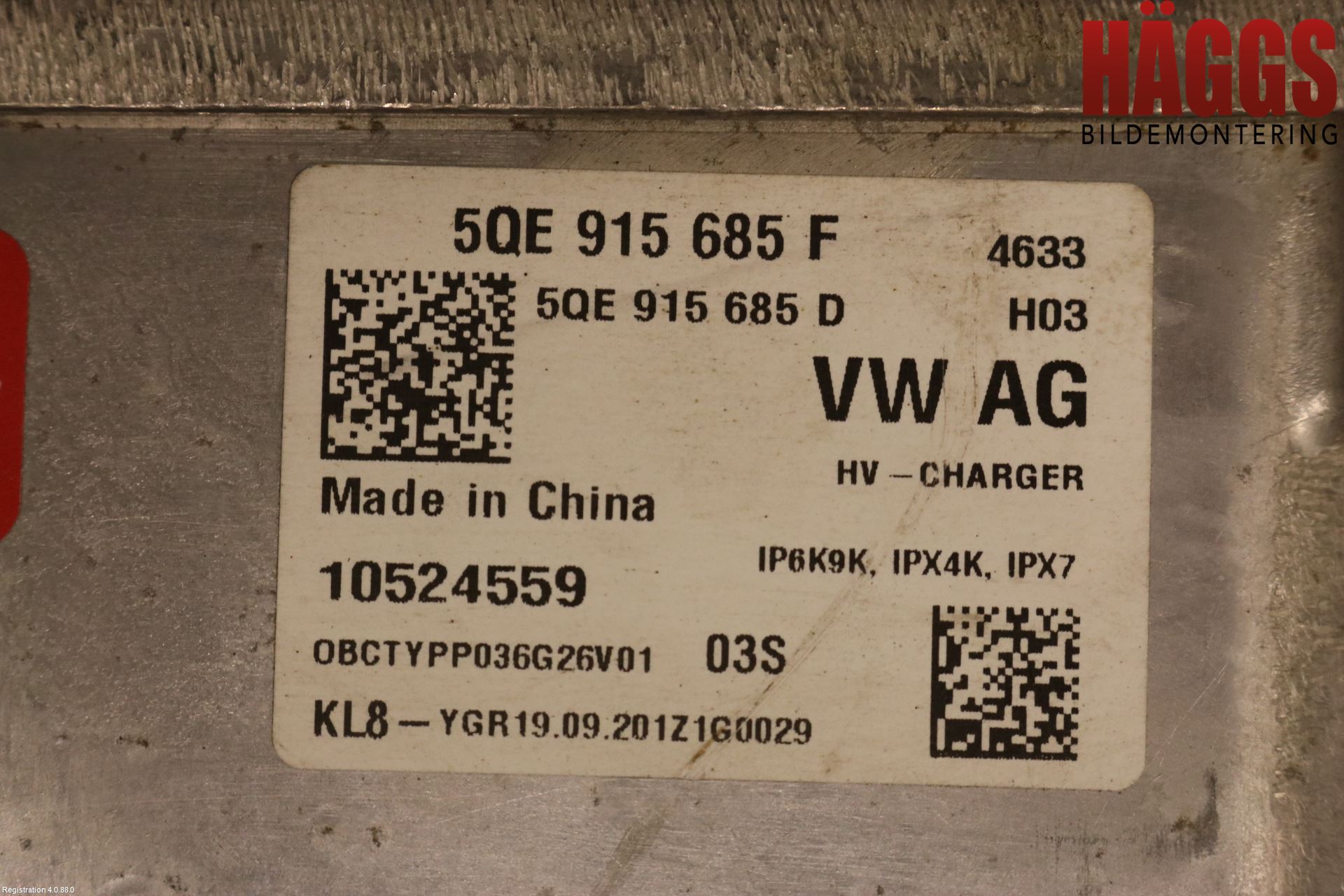 Skoda OCTAVIA (5E) 13-20 Batteriladdare Högspänning