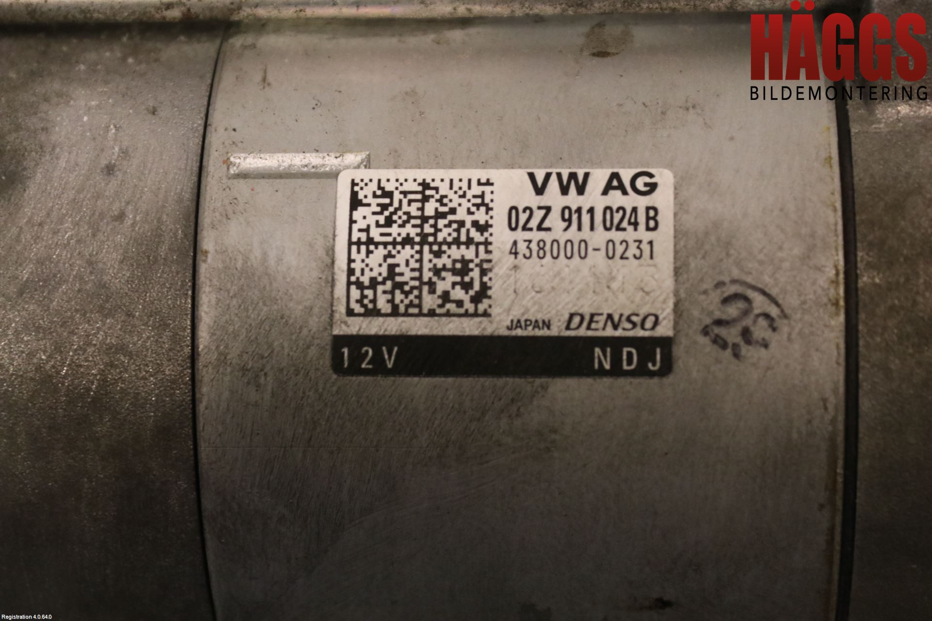 Volkswagen VW GOLF / E-GOLF VII 13-20 Startmotor Diesel