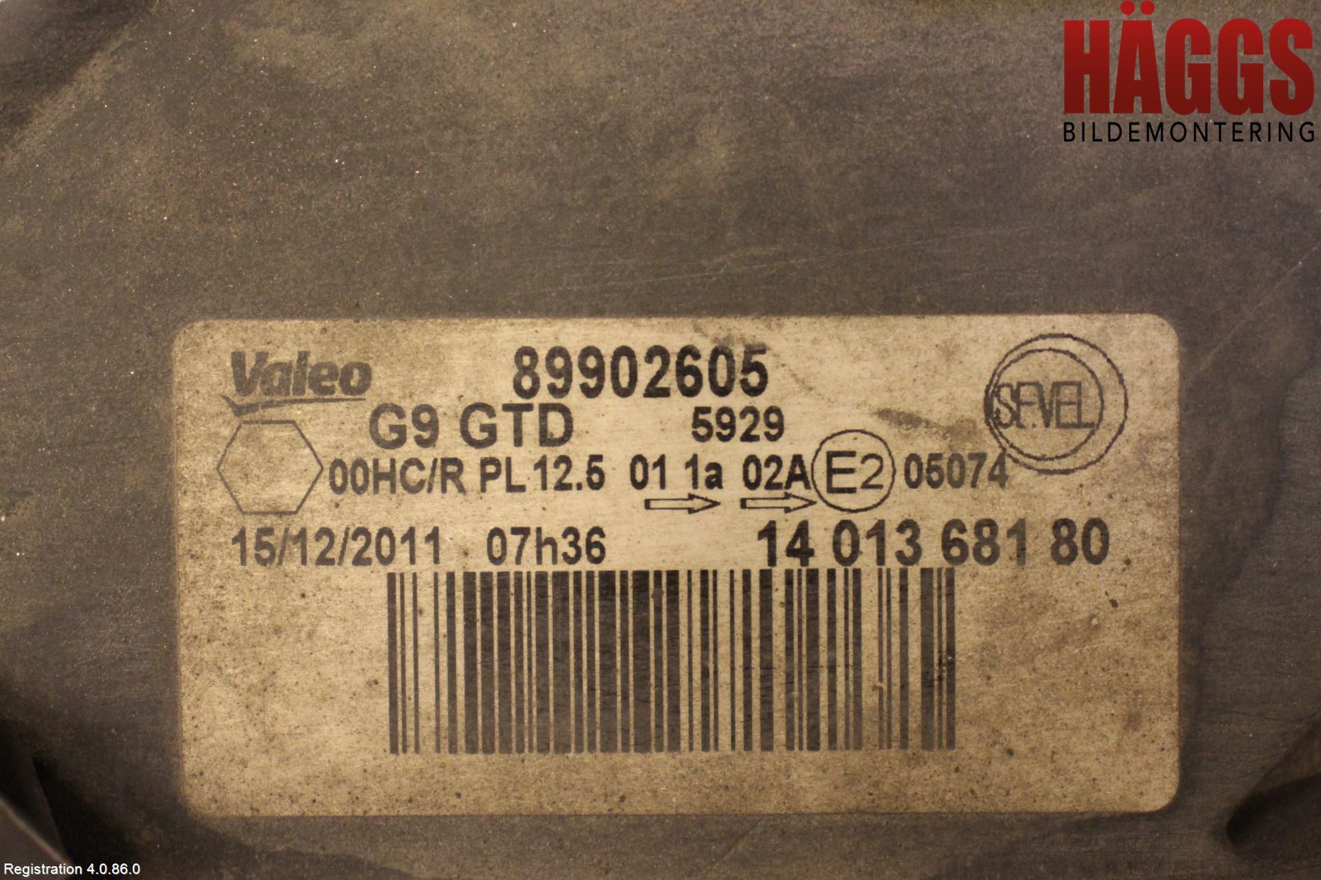 Fiat SCUDO 07-16 Strålkastare Vänster