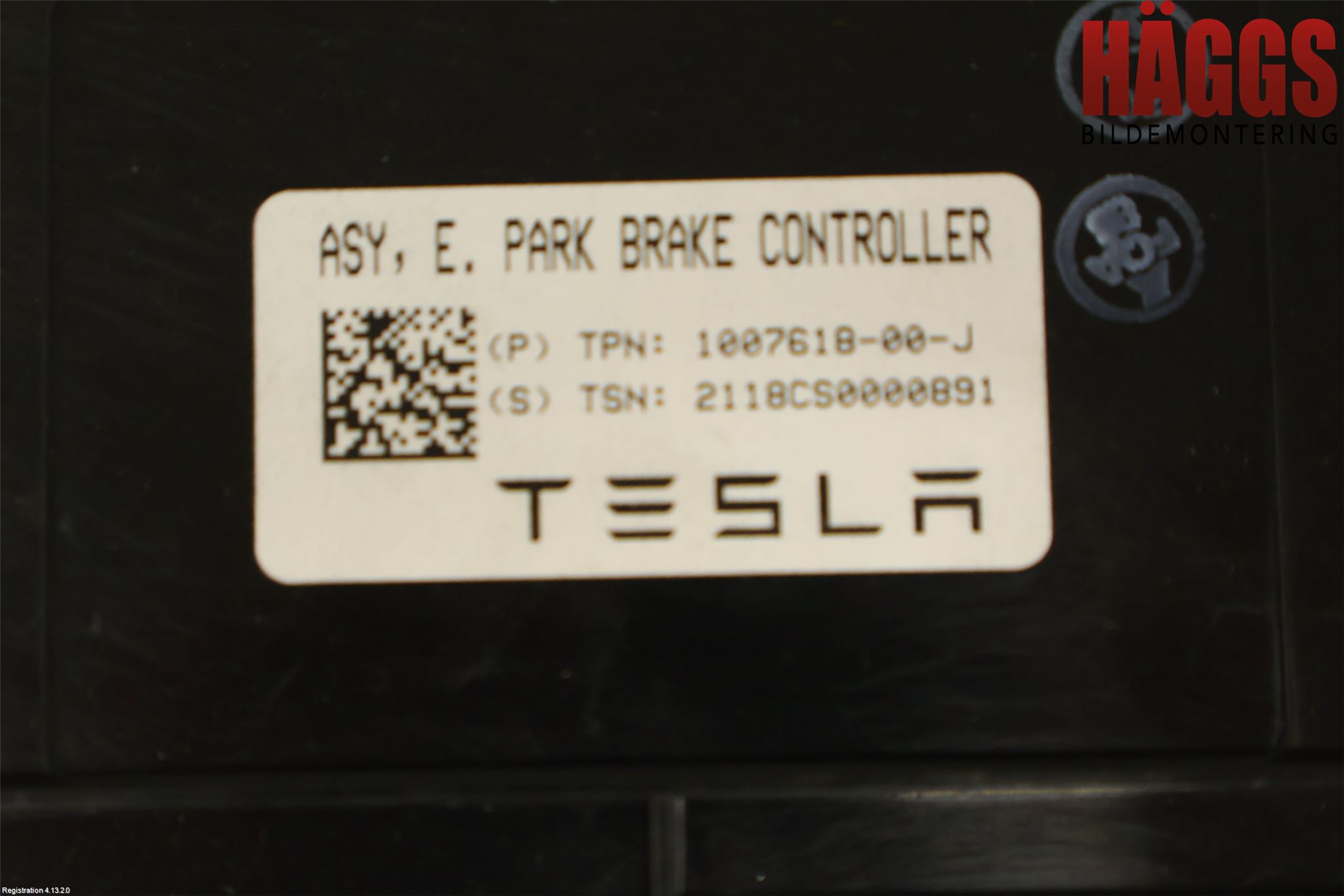 Tesla MODEL S 13- Styrenhet Parkbroms Epb