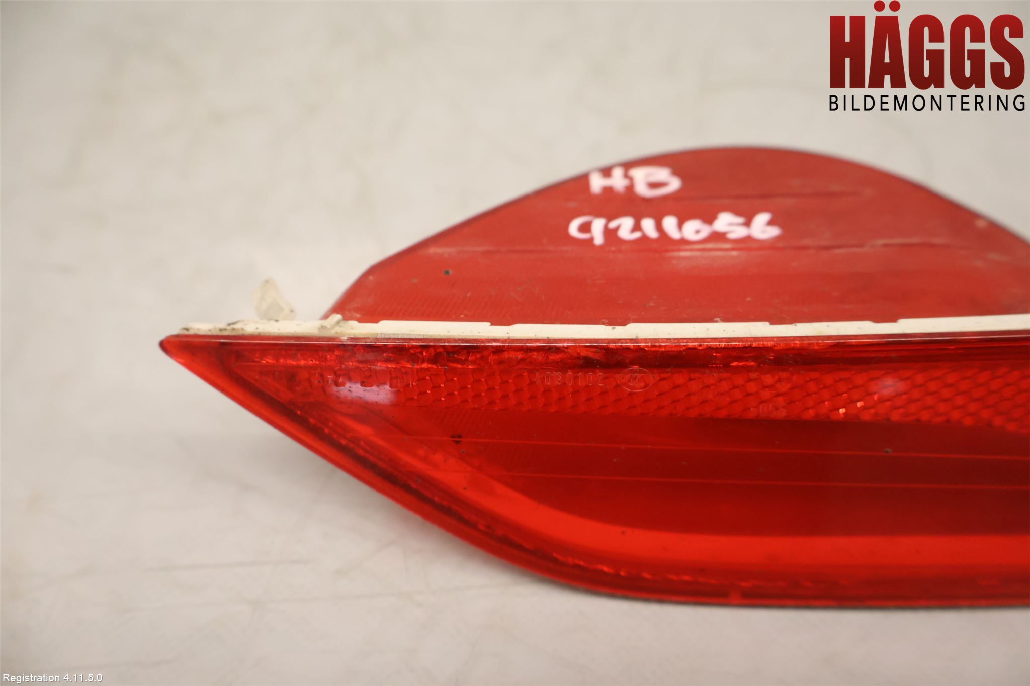 Volvo V40 12-19 Dimljus/Reflex Bak