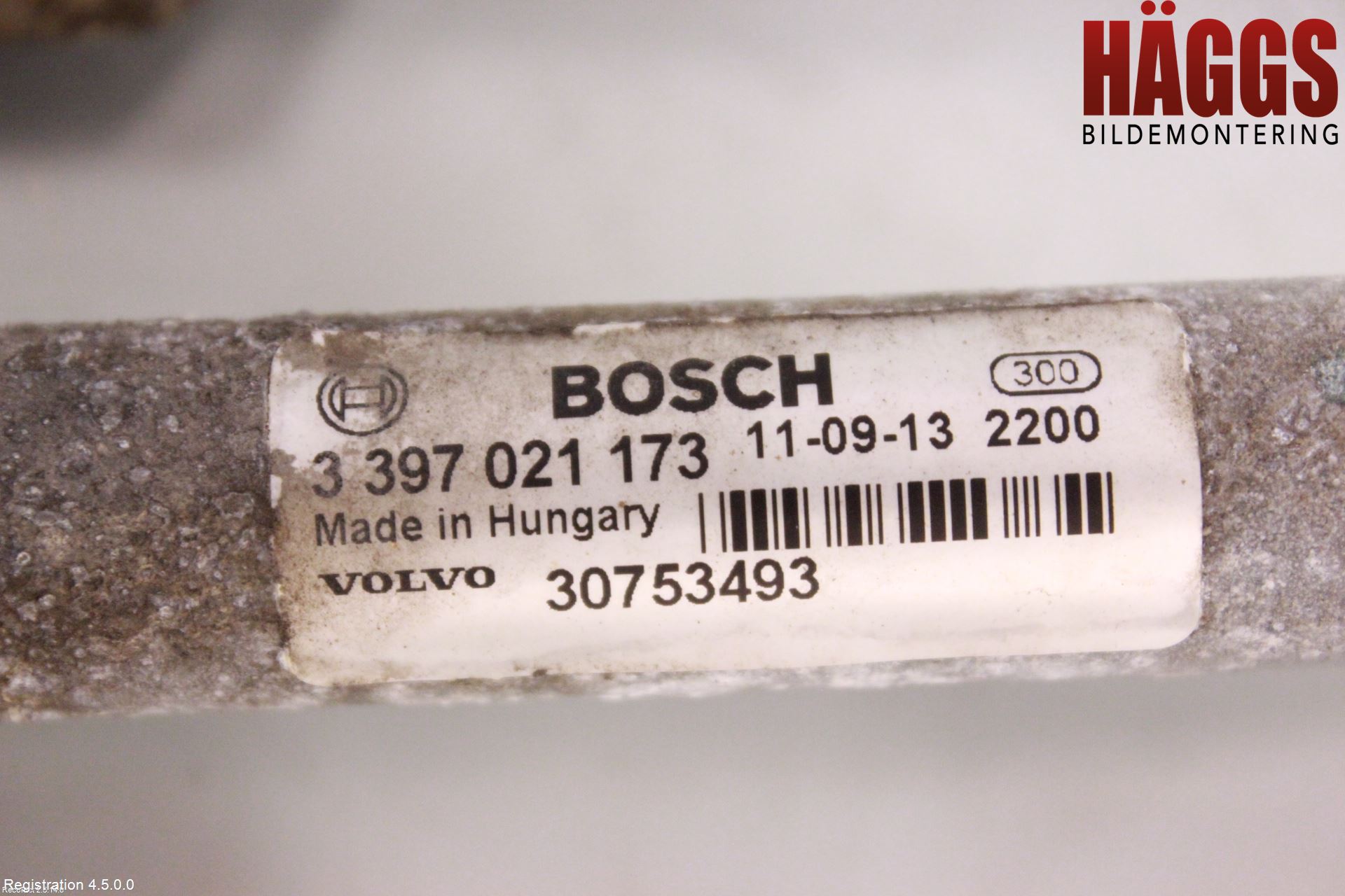 Volvo V60 11-13 Torkarmekanism Vindruta