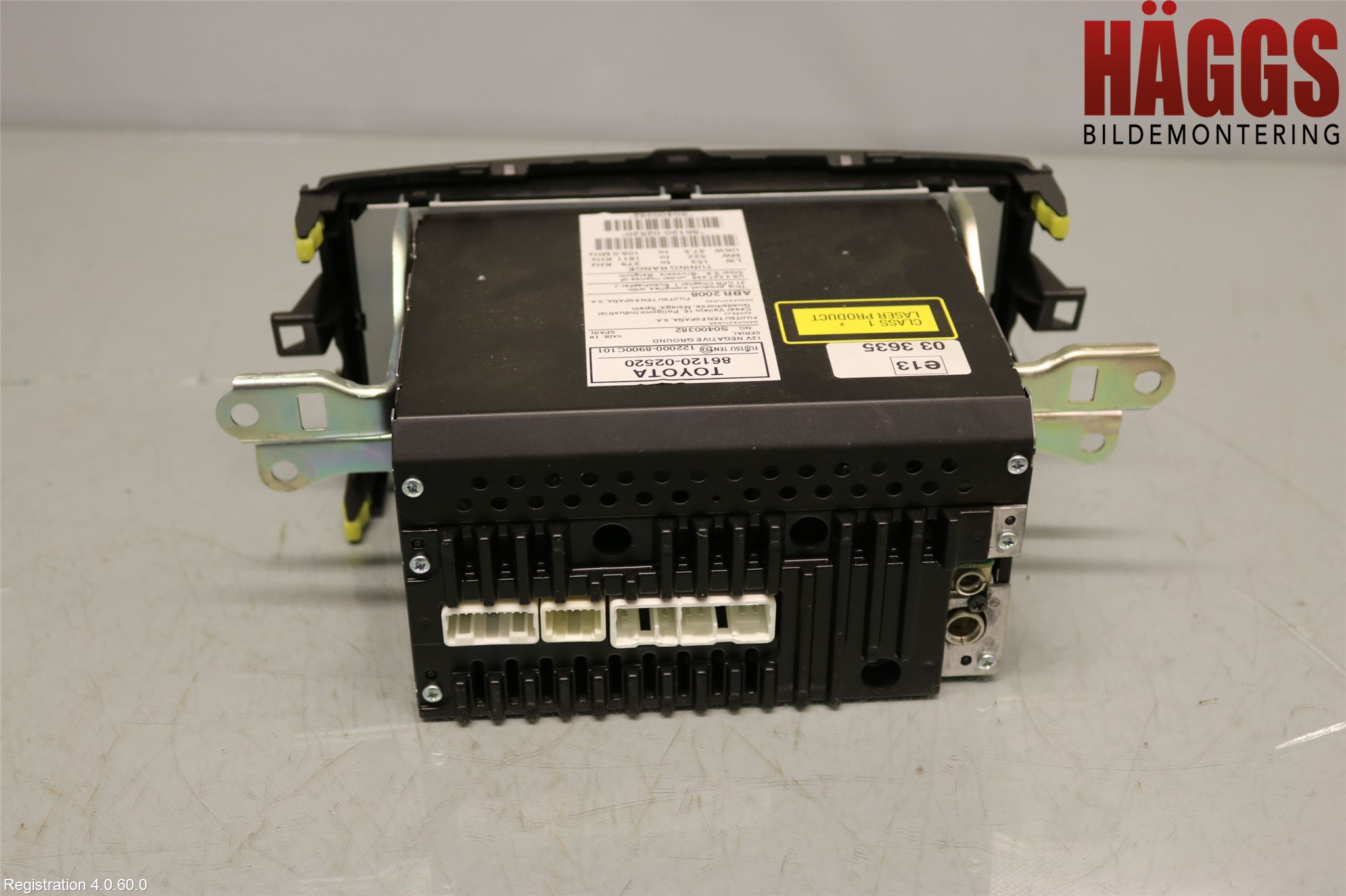 Toyota AURIS 07-09 Cd Radio - Multimediapanel