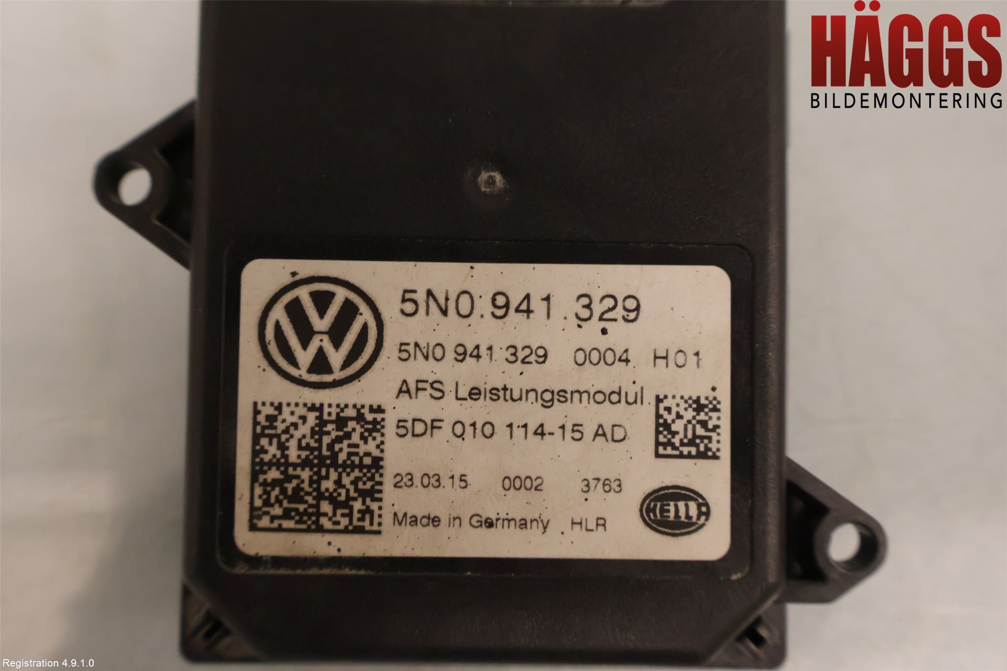 Volkswagen VW TIGUAN 07-16 Styrenhet Strålkastare