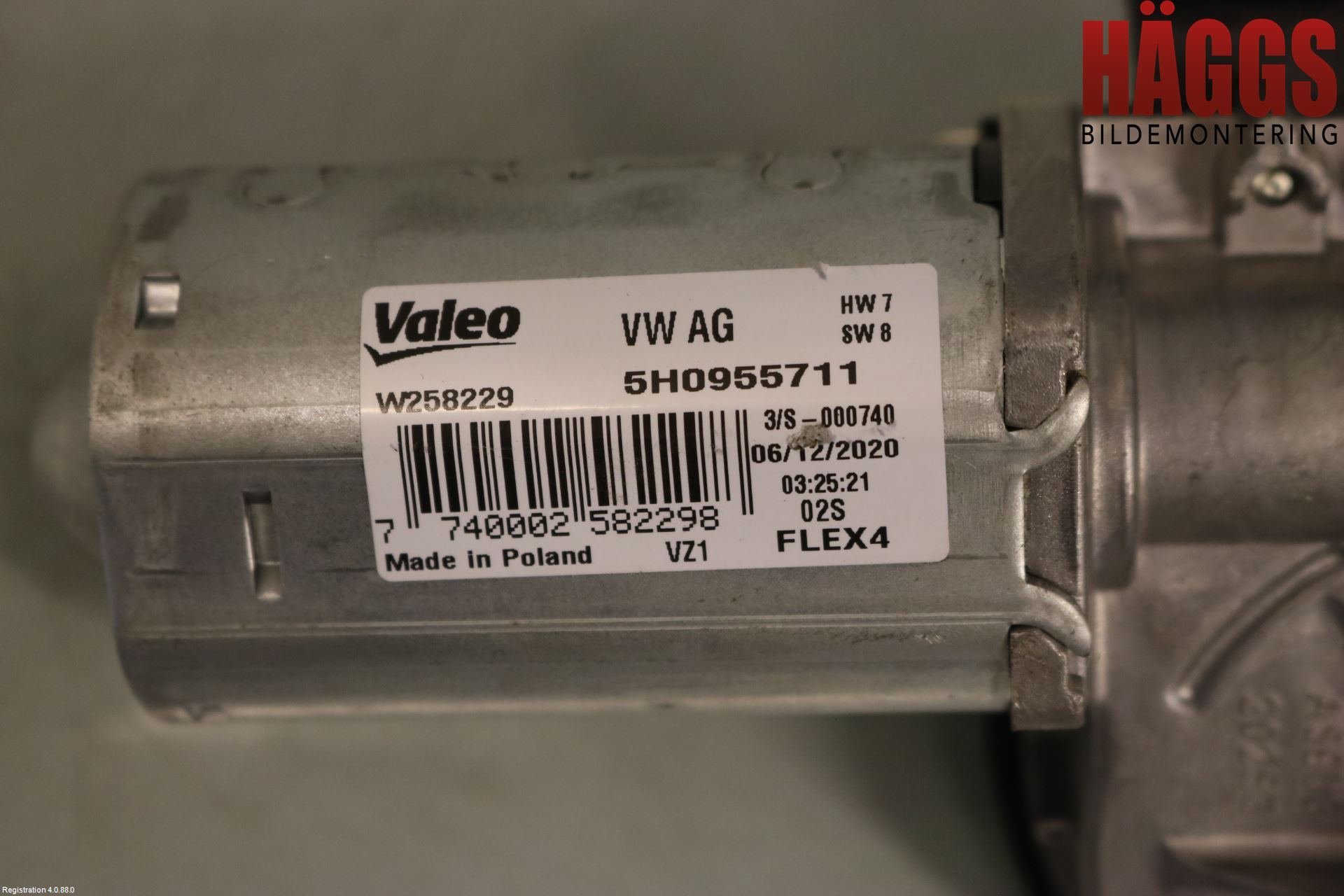 Skoda OCTAVIA (5E) 13-20 Torkarmotor Baklucka