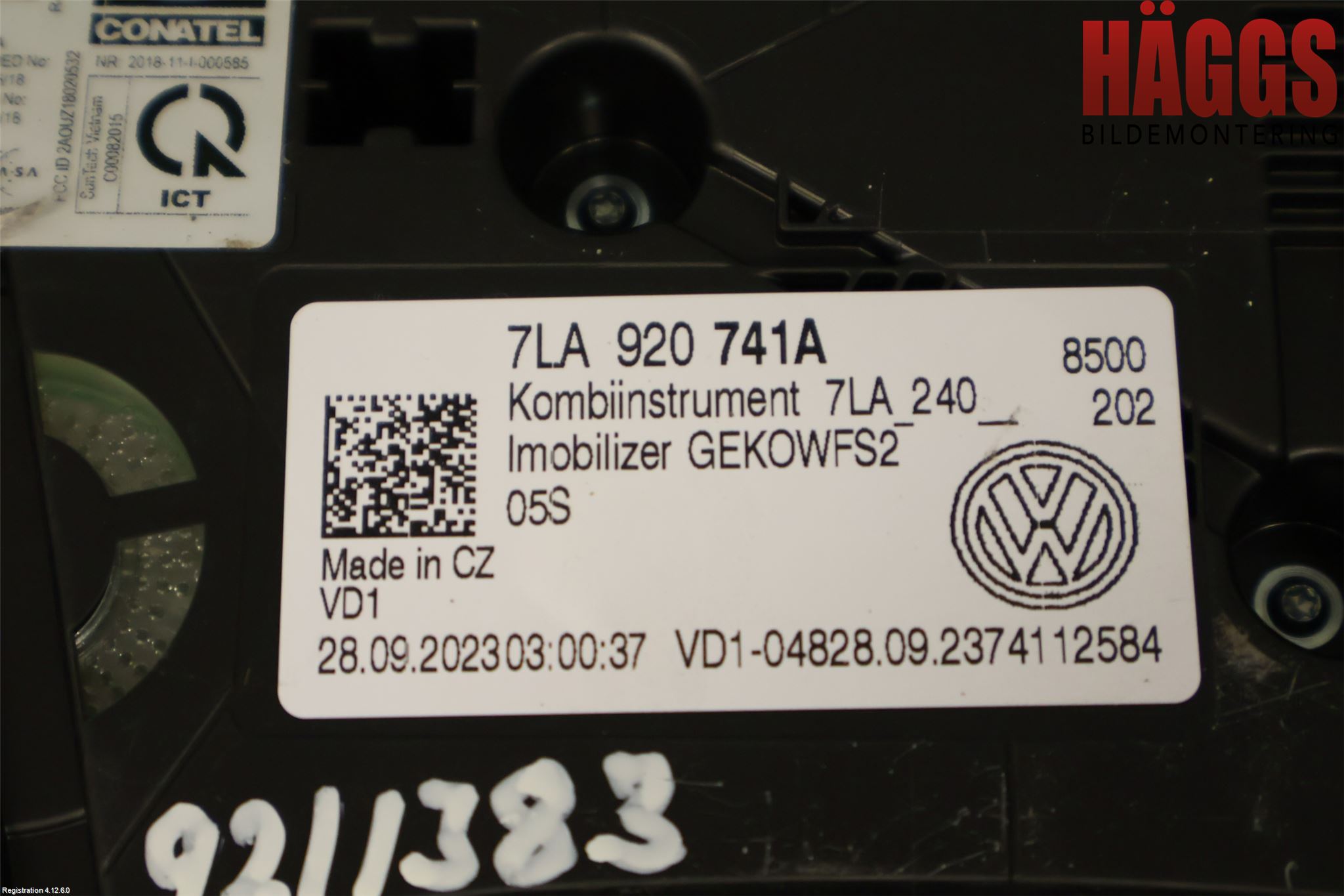 Volkswagen VW TRANSP/CARAVELLE (T7) 22-24 Instrument Komb
