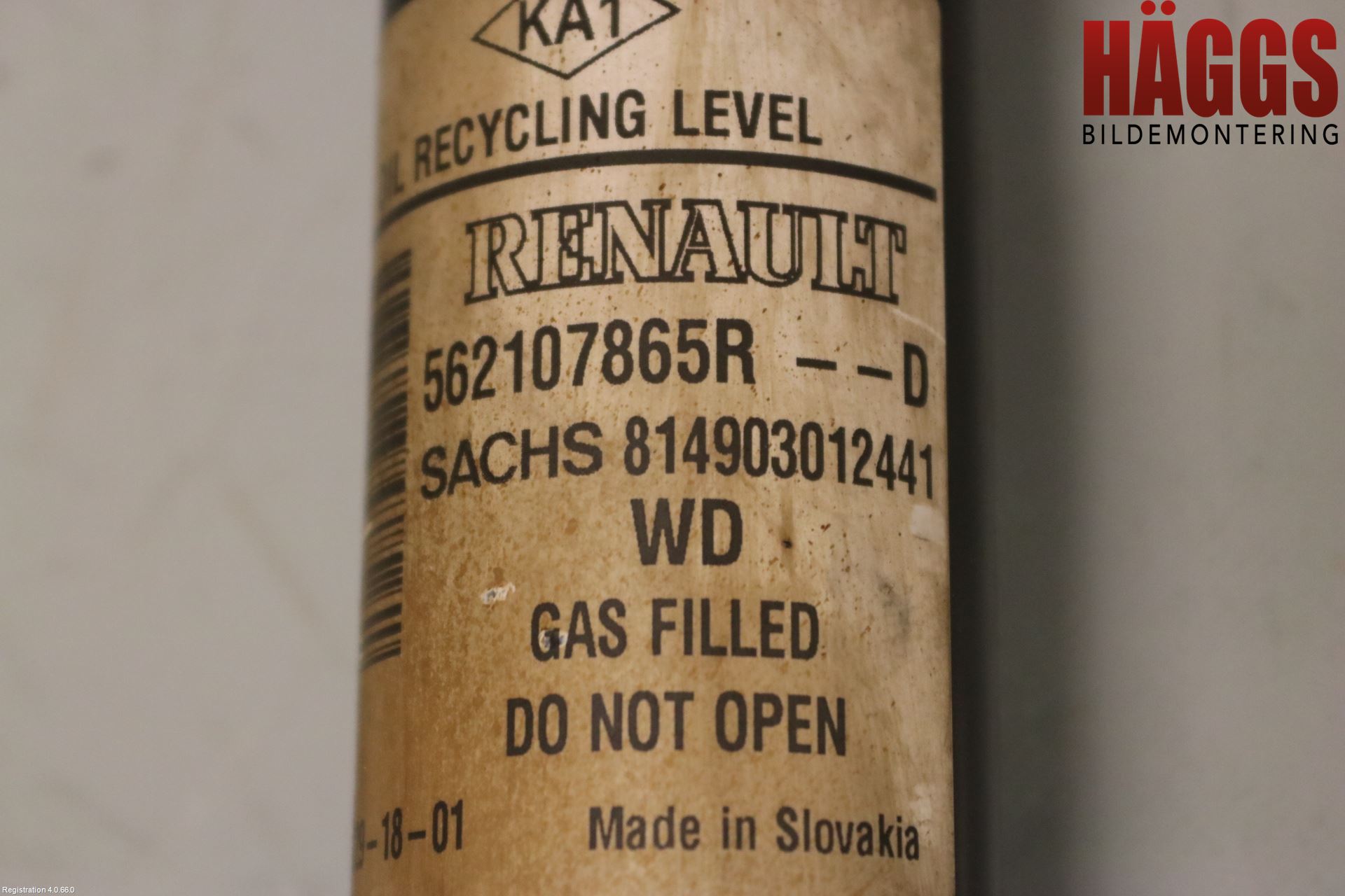 Dacia DOKKER 13- Stötdämpare Bak