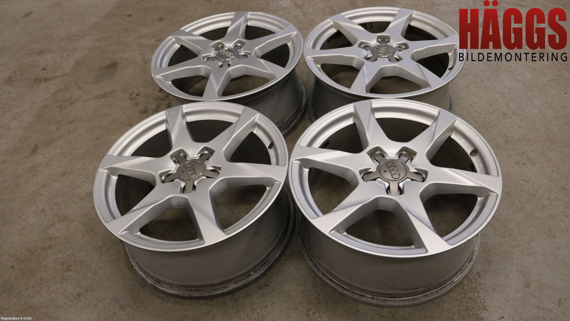 Audi A4/S4 08-11 Fälgsats Aluminium