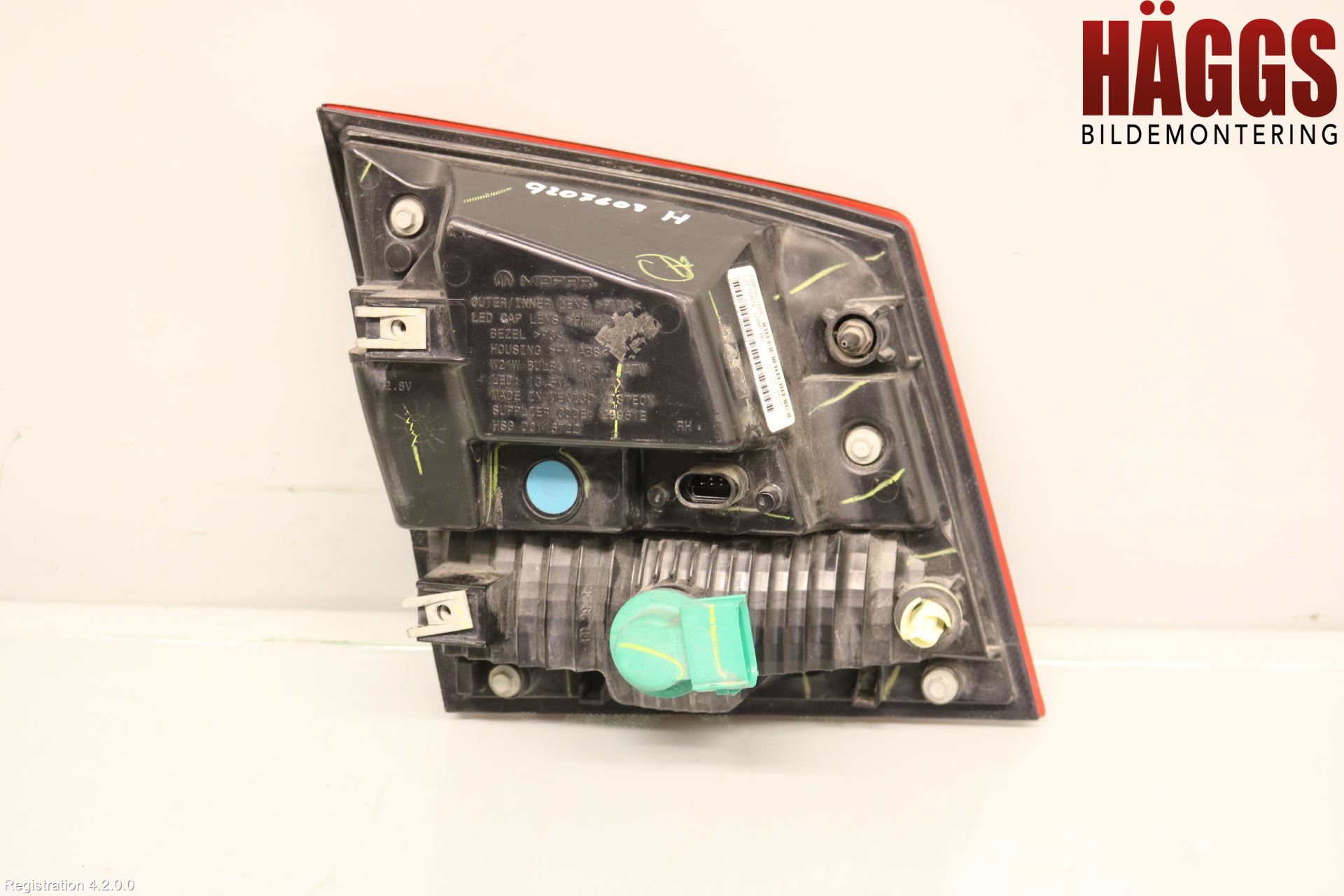 Fiat FREEMONT Bakljus Lucka Hö