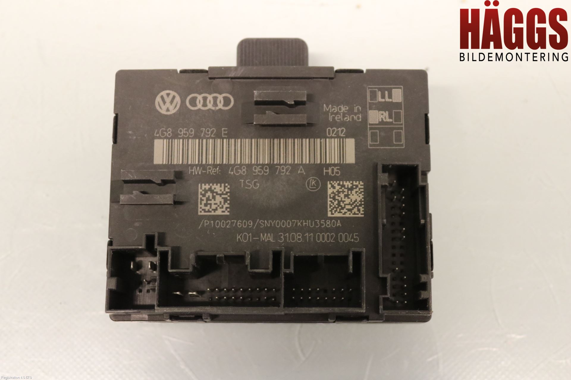 Audi A6/S6 4G 11-18 Styrenhet Dörr