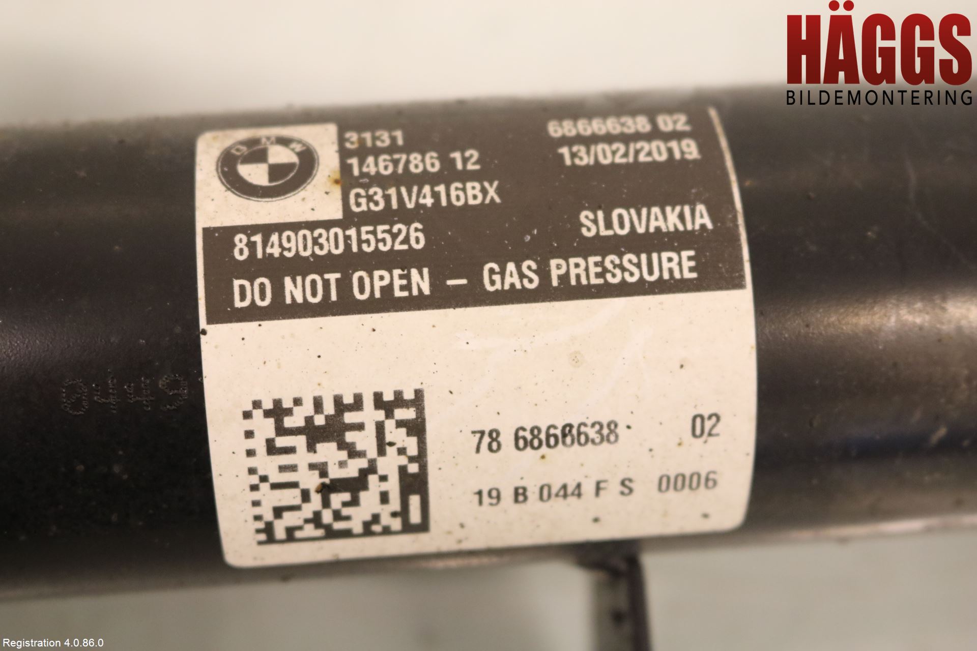 BMW 5 G30/G31/F90 17-23 Fjäderben Fram Höger