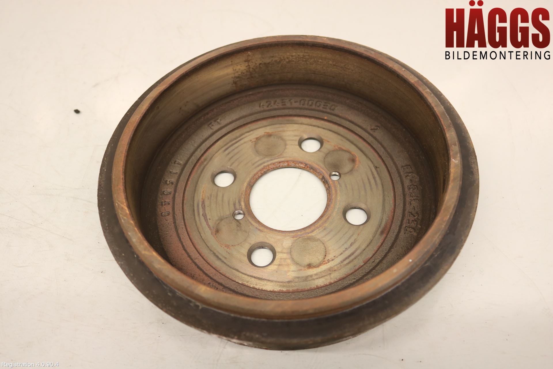 Toyota YARIS XP130 15-20 Bromstrumma Bak