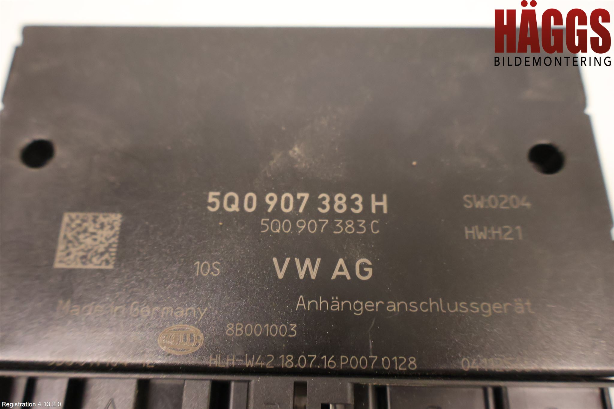 Volkswagen VW GOLF / E-GOLF VII 13-20 Styrenhet Dragkrok
