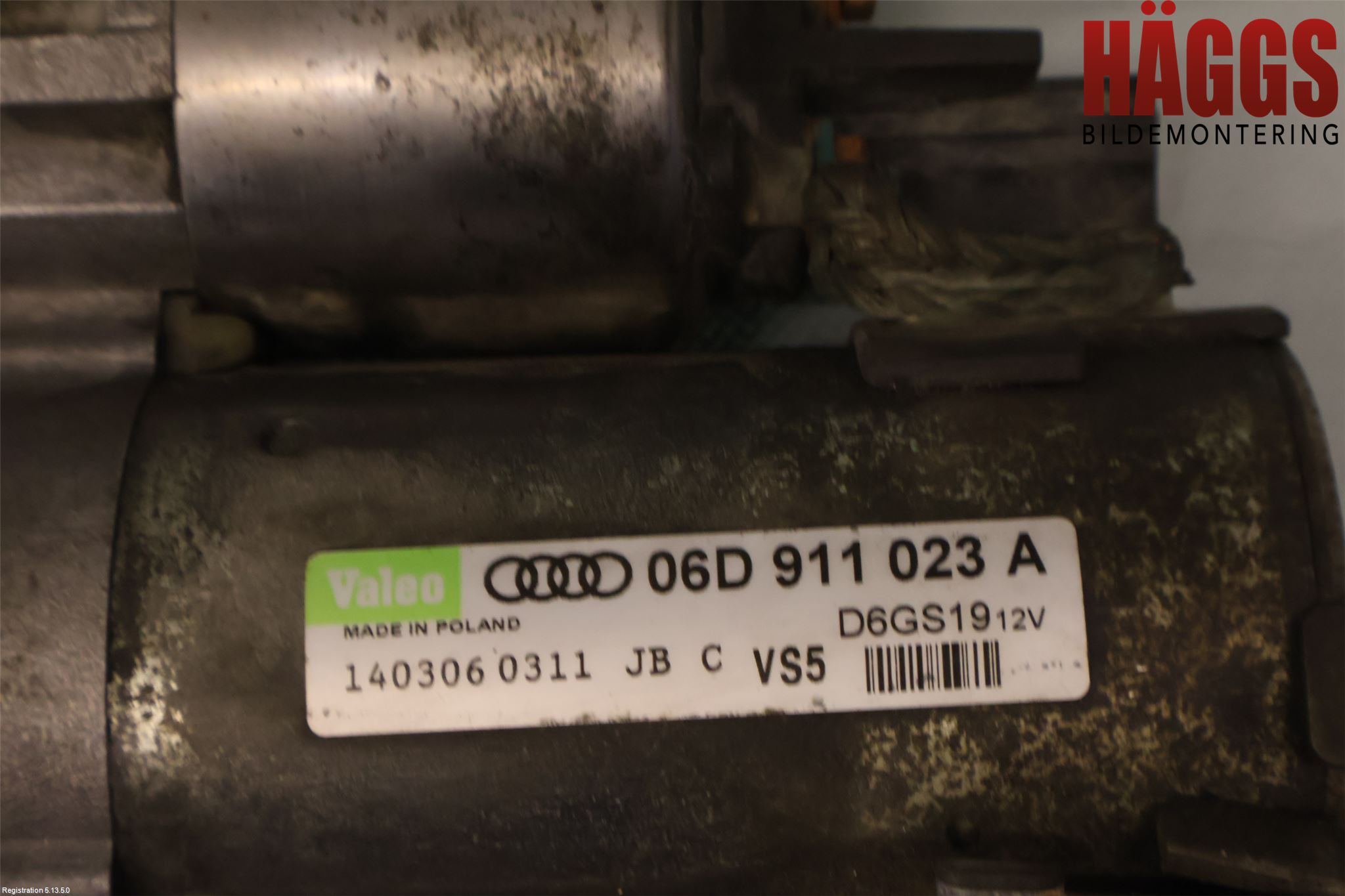 Audi A4/S4 05-07 Startmotor