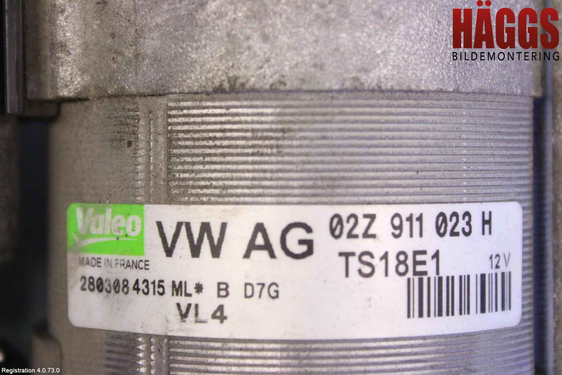 Audi A3/S3 05-13 Startmotor Diesel