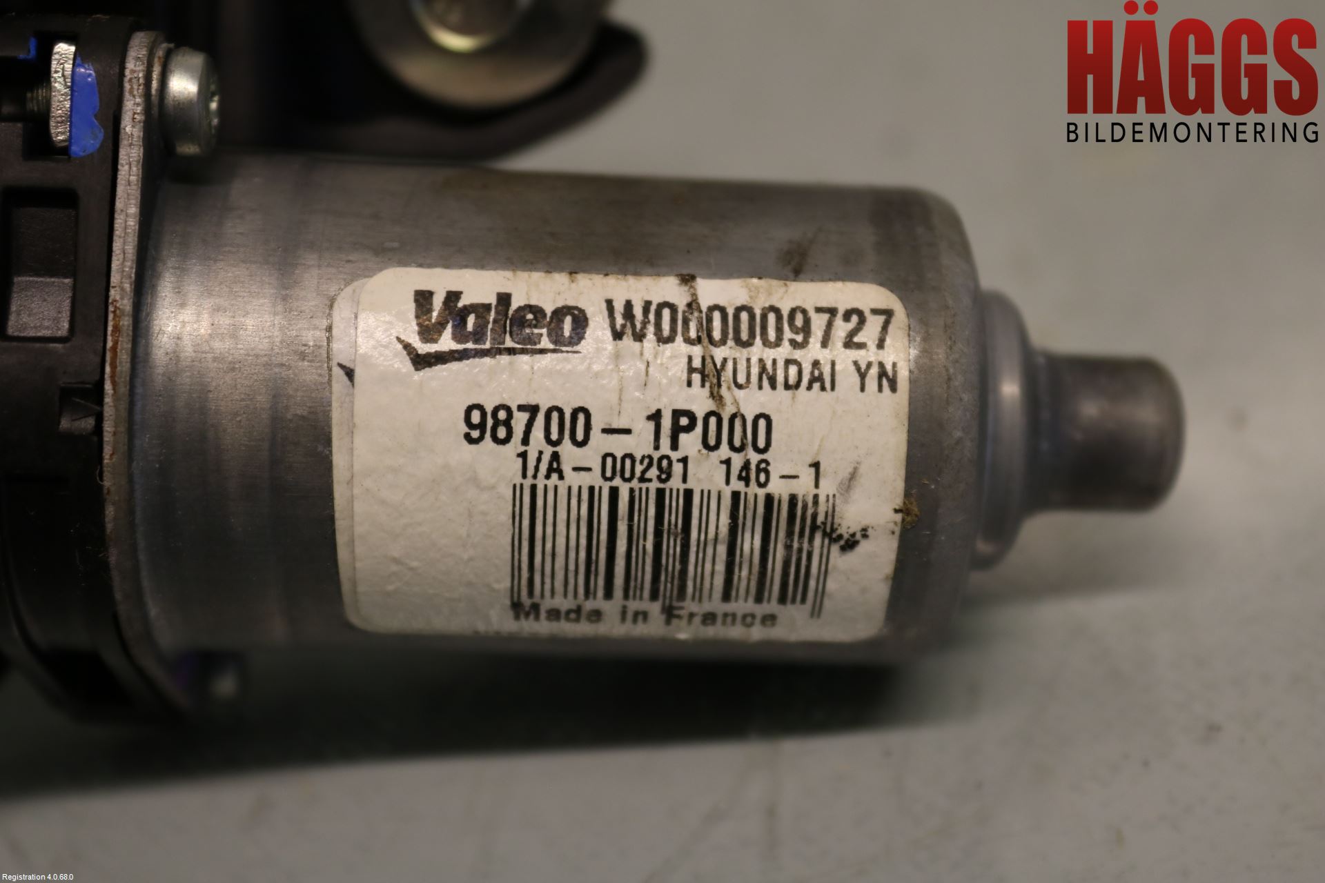 Kia VENGA 10-19 Torkarmotor Baklucka