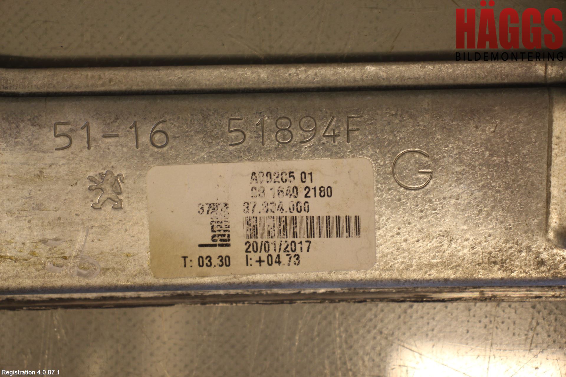 Peugeot PEUGOT 208 16-19 Fönsterhiss El Kompl