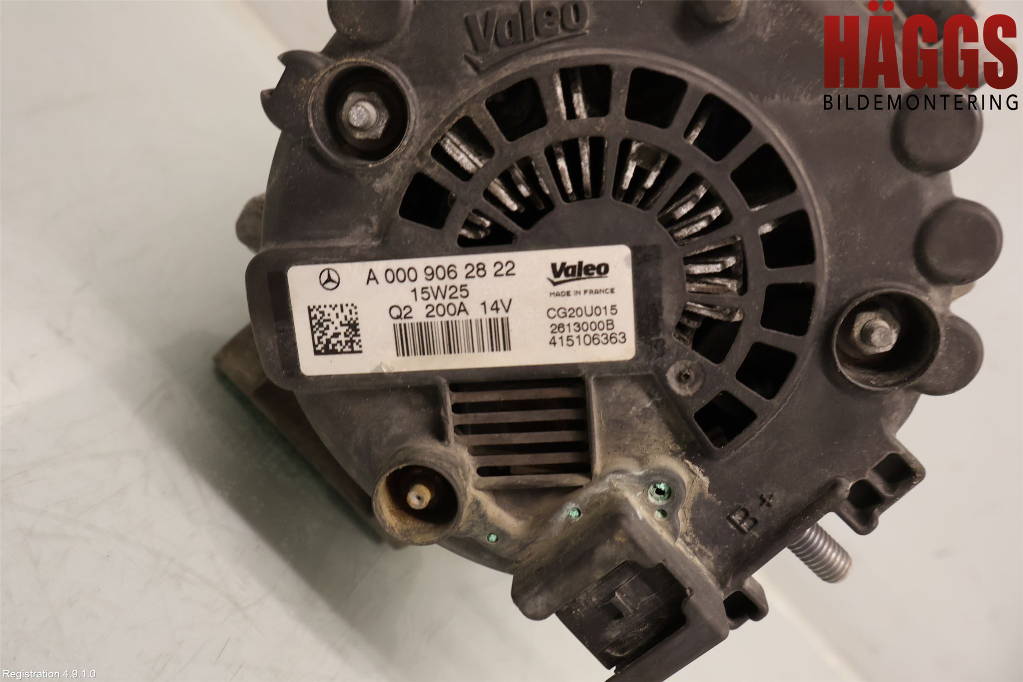 Mercedes-Benz MB C-KLASS (W205) 14-21 Generator