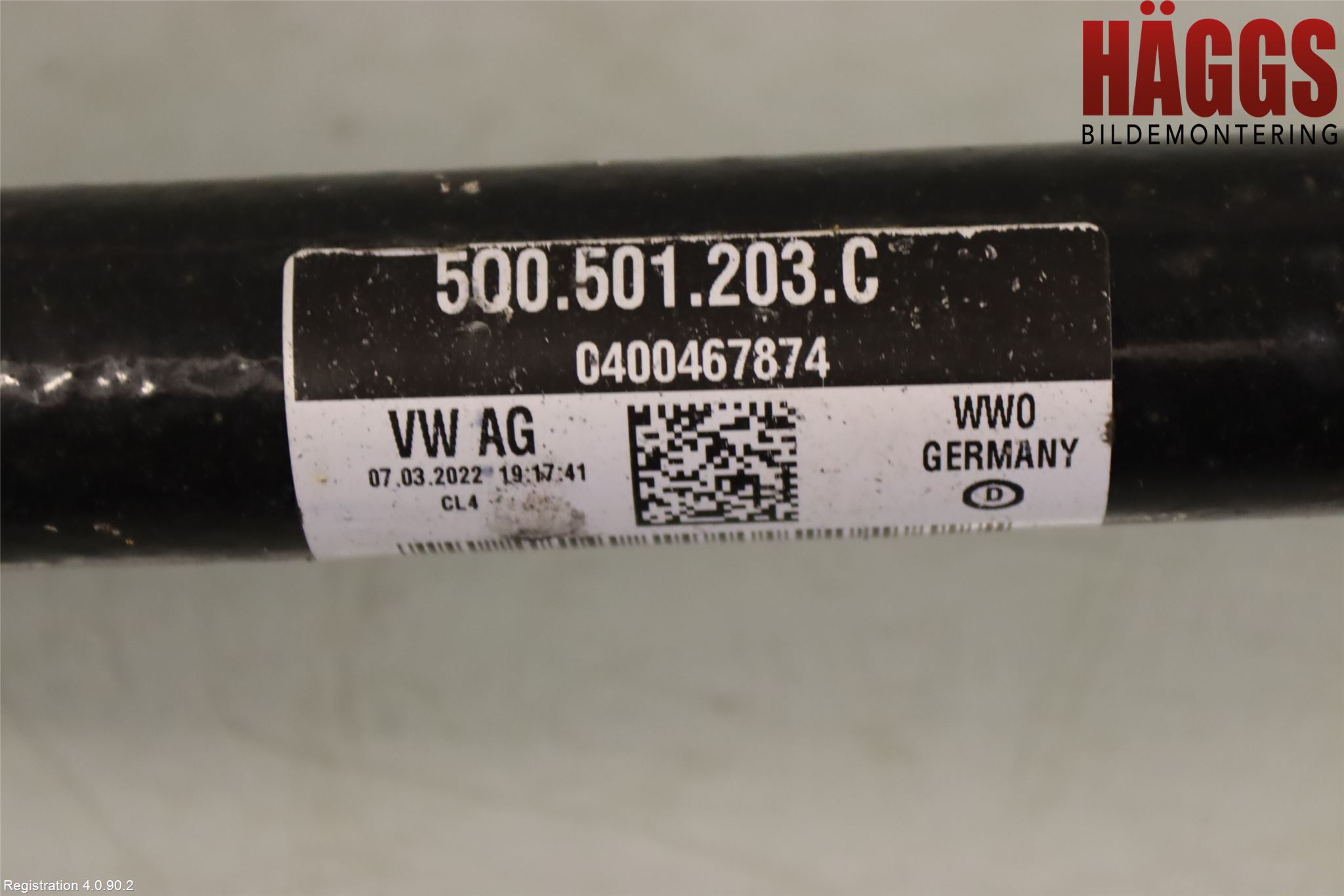Volkswagen VW T-ROC 18- Drivaxel Bak Vänster