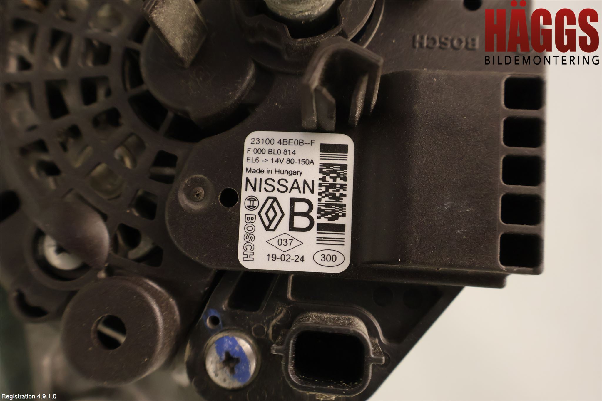 Nissan QASHQAI 17-21 Generator