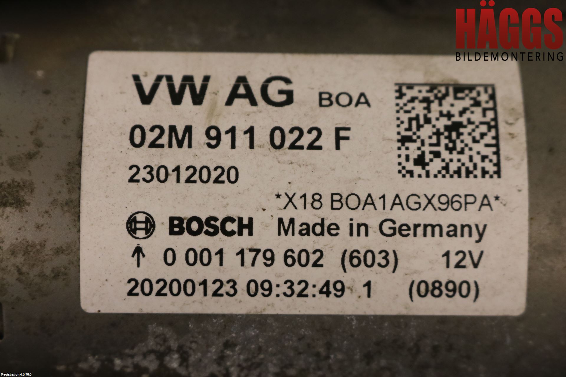 Volkswagen VW GOLF / E-GOLF VIII 20- Startmotor
