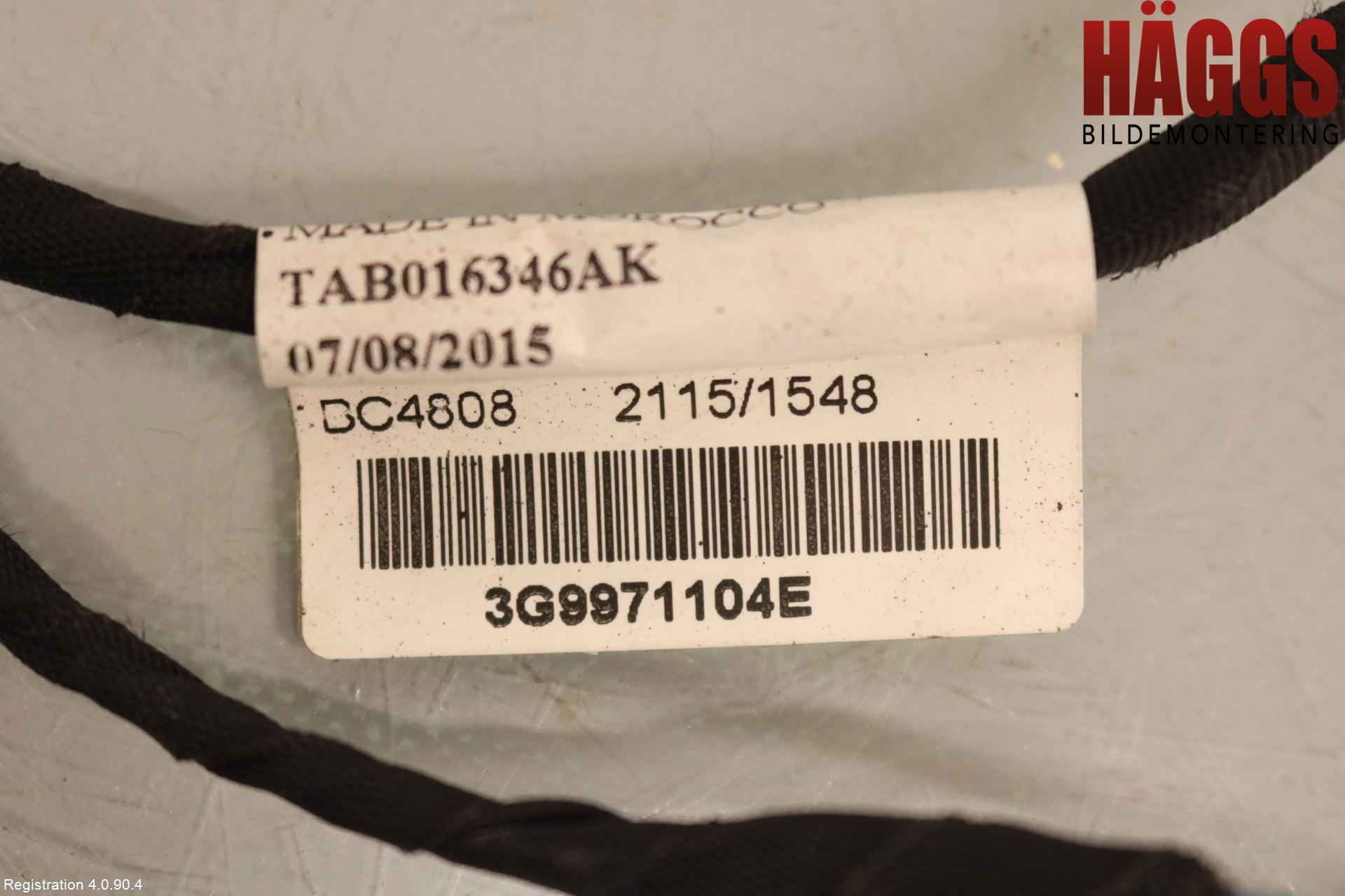 Volkswagen VW PASSAT 15-19 Kabelhärva