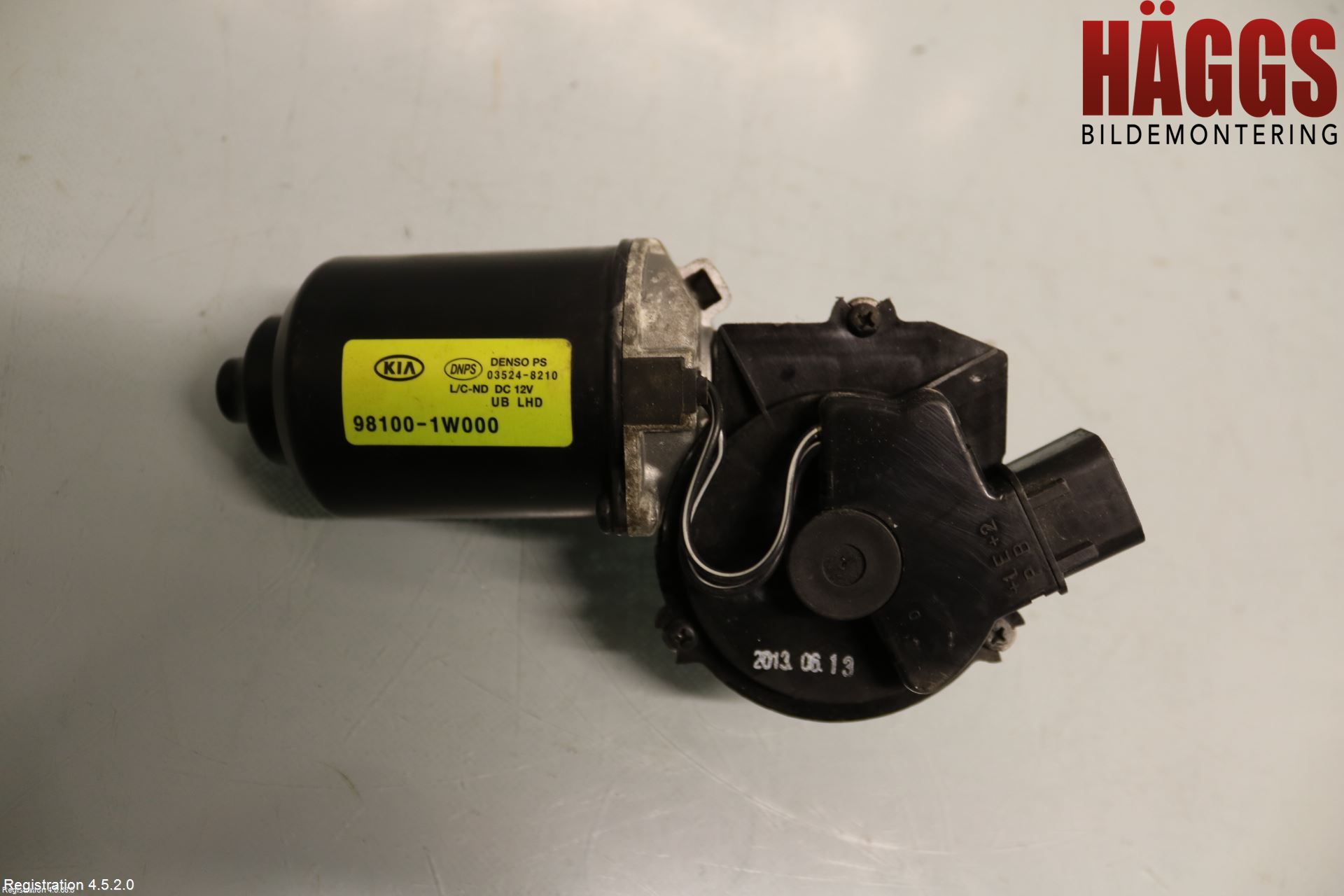 Kia RIO 12-16 Torkarmotor Vindruta