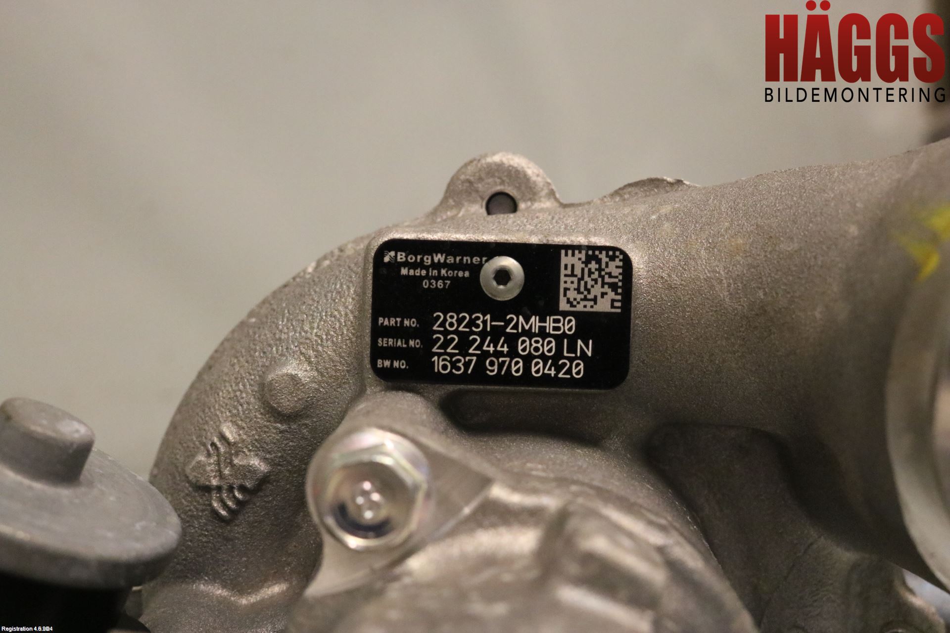 Kia SPORTAGE (NQ5) 22- Turboaggregat