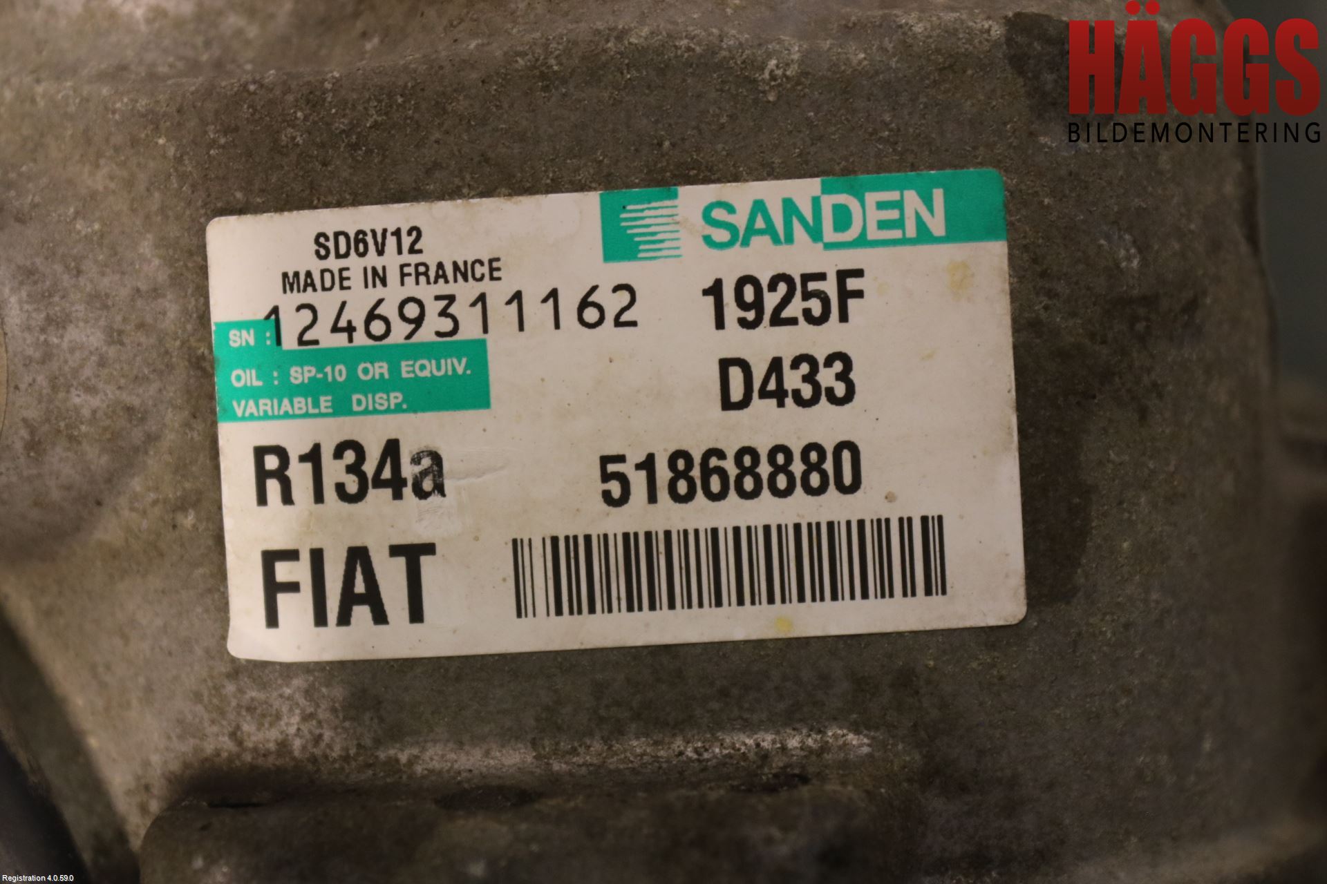 Opel COMBO D 12-18 Ac Kompressor