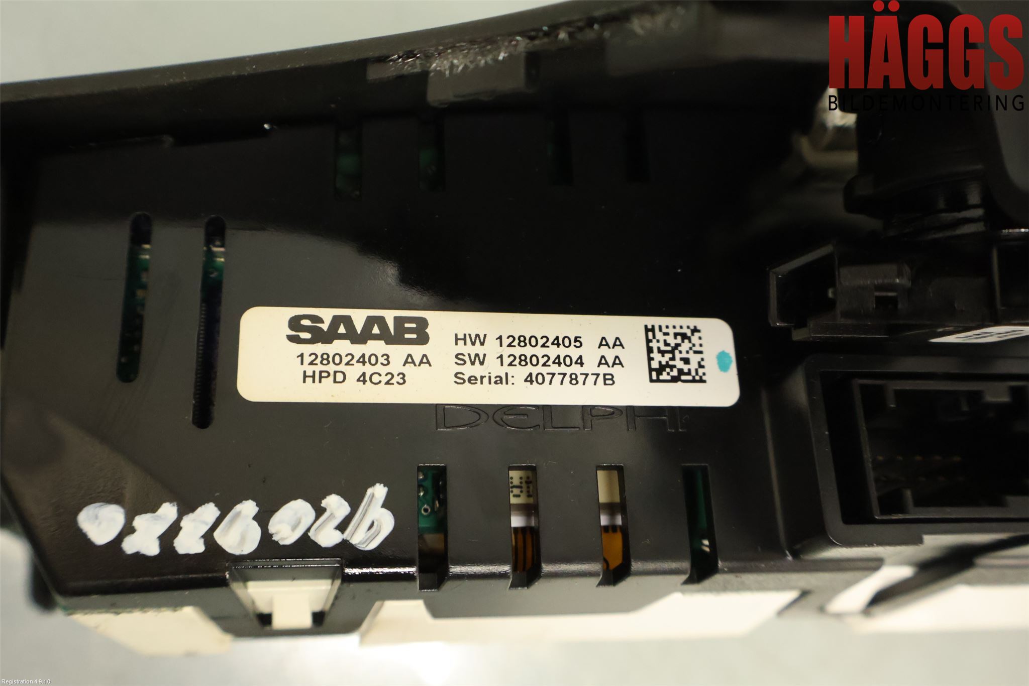 Saab 9-3 VER 2 Kontrolldisplay