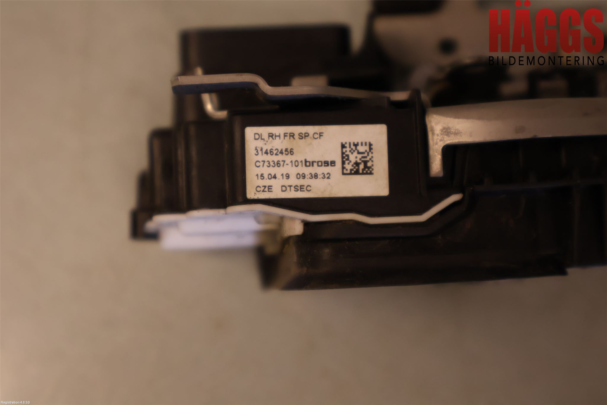 Volvo V60 19- Låskista-Dörrlås