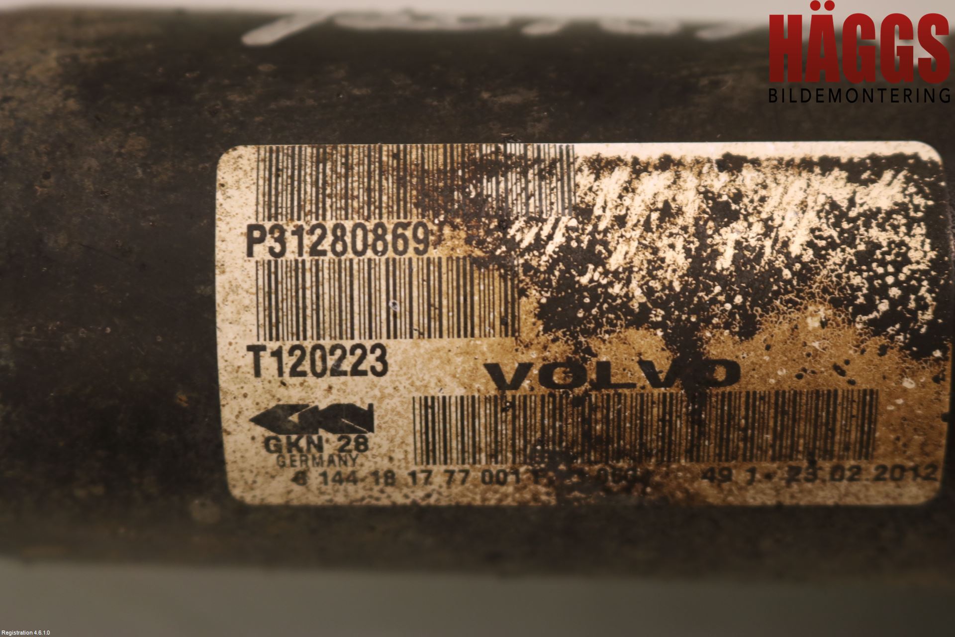 Volvo XC90 07-14 Drivaxel Fram Vänster