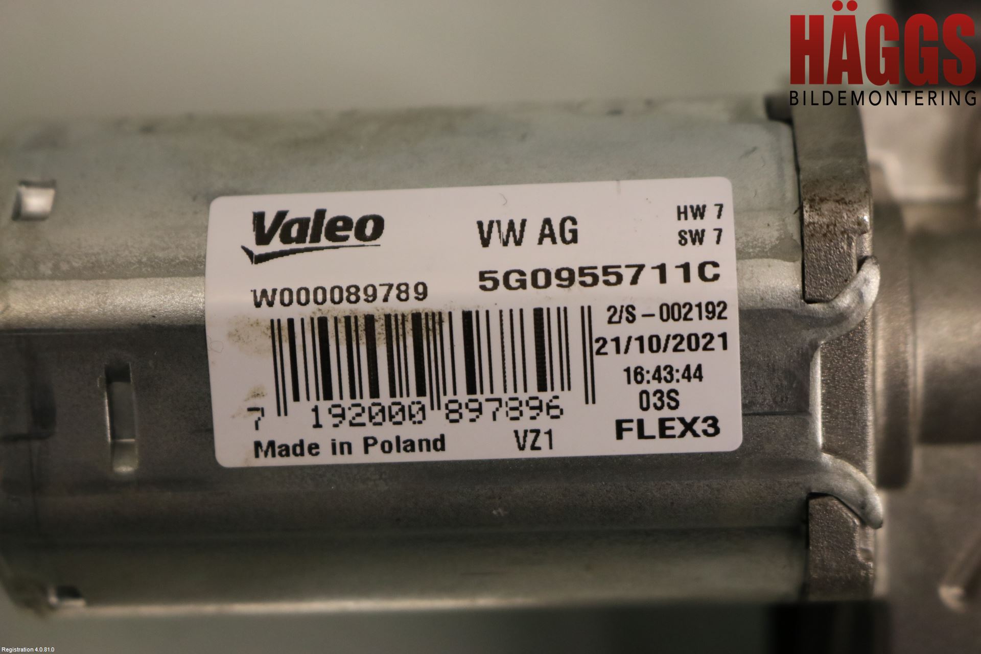 Volkswagen VW PASSAT 20-24 Torkarmotor Baklucka