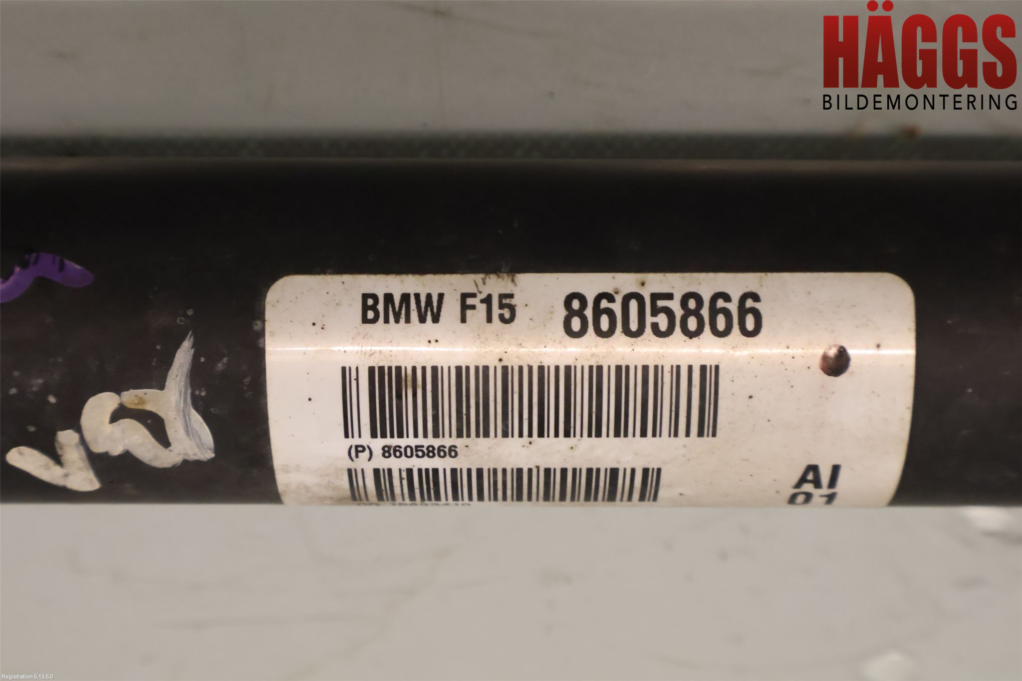 BMW X5 F15 13-18 Mellanaxel Främre