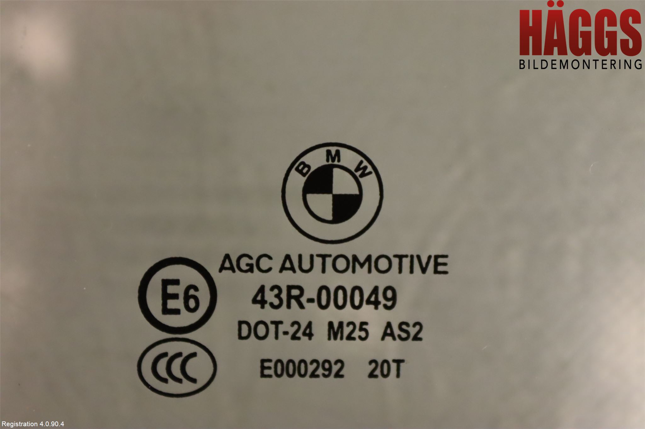 BMW 5 F10/F11/F18 09-17 Dörruta Bak Vänster