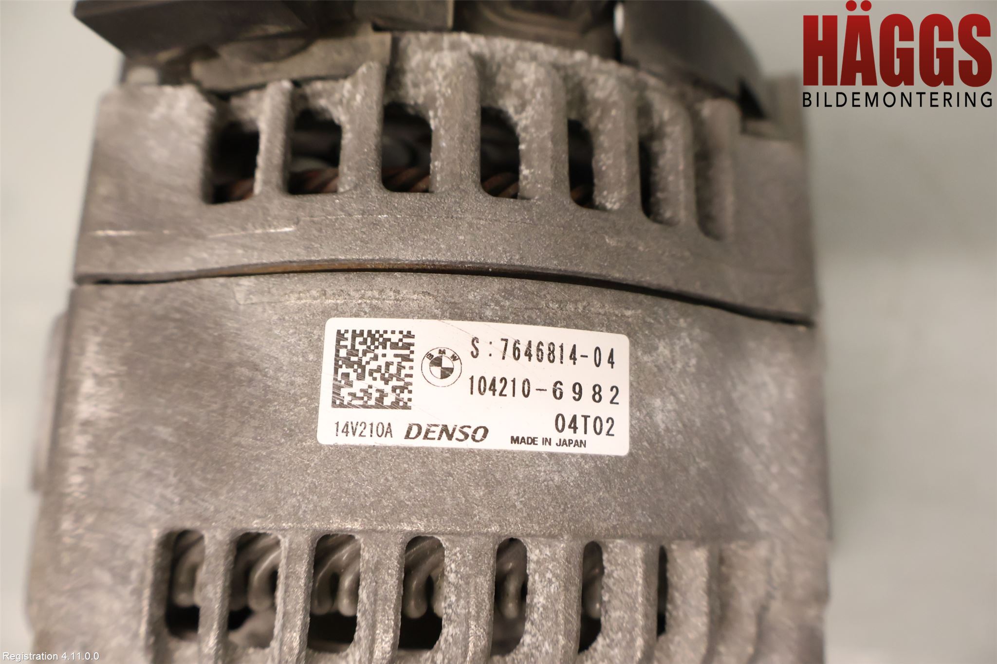 BMW 5 F10/F11/F18 09-17 Generator