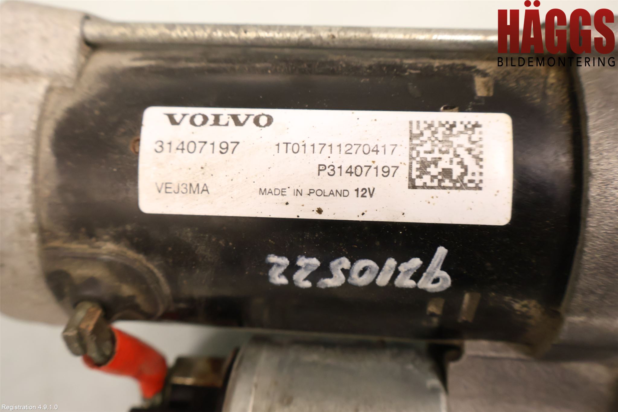 Volvo XC90/RECHARGE 16- Startmotor
