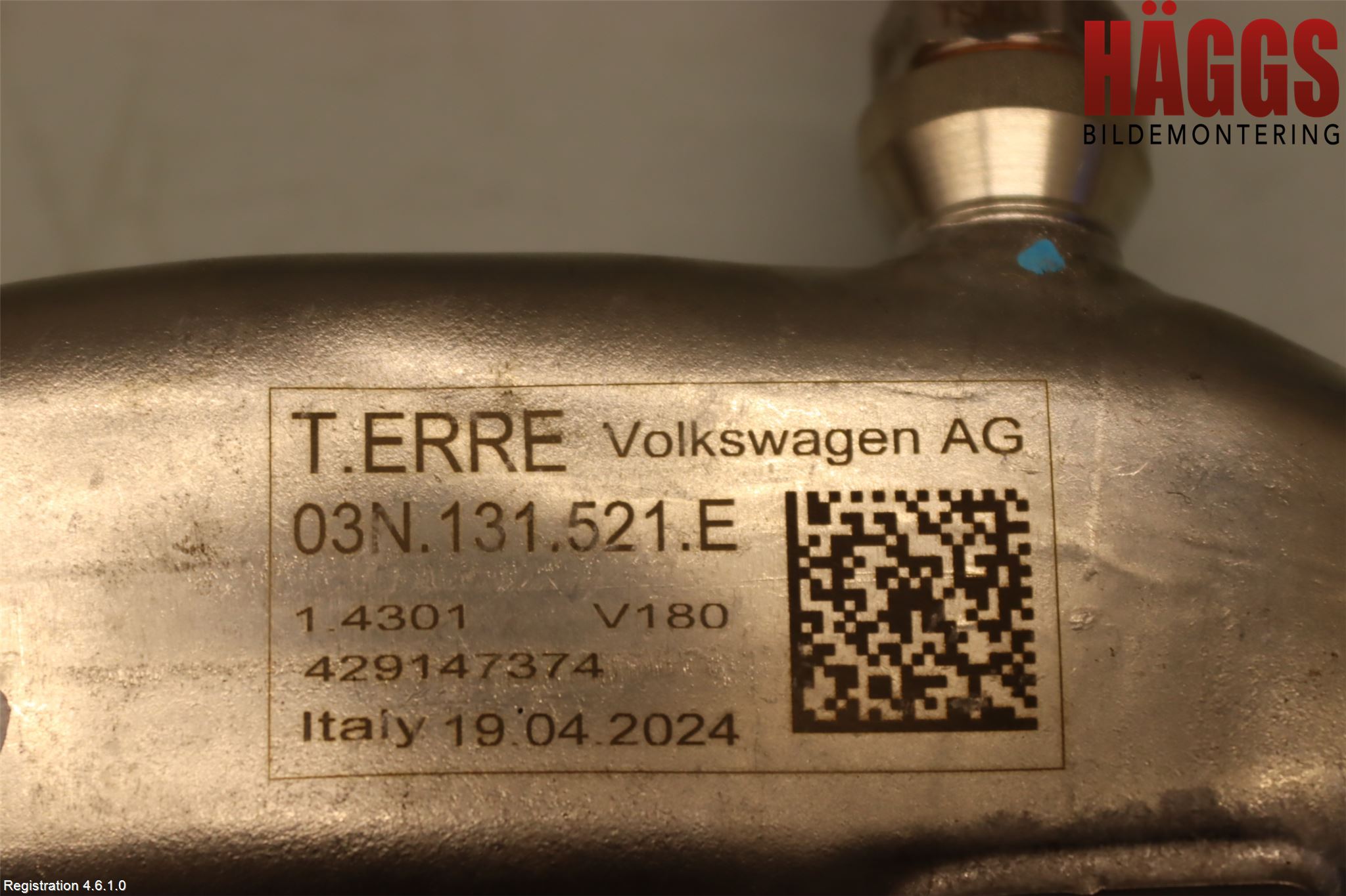 Volkswagen VW TRANSP/CARAVELLE (T7) 22-24 Egr Rör