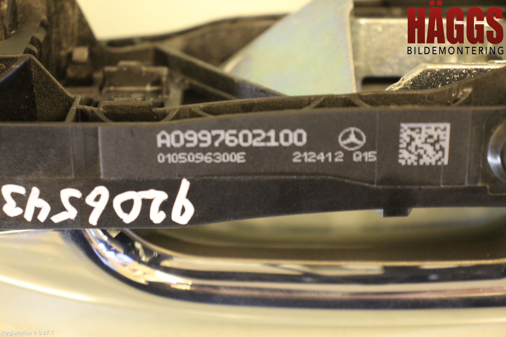 Mercedes-Benz MB E-KLASS (W213) 16-23 Dörrhandtag Yttre Vä