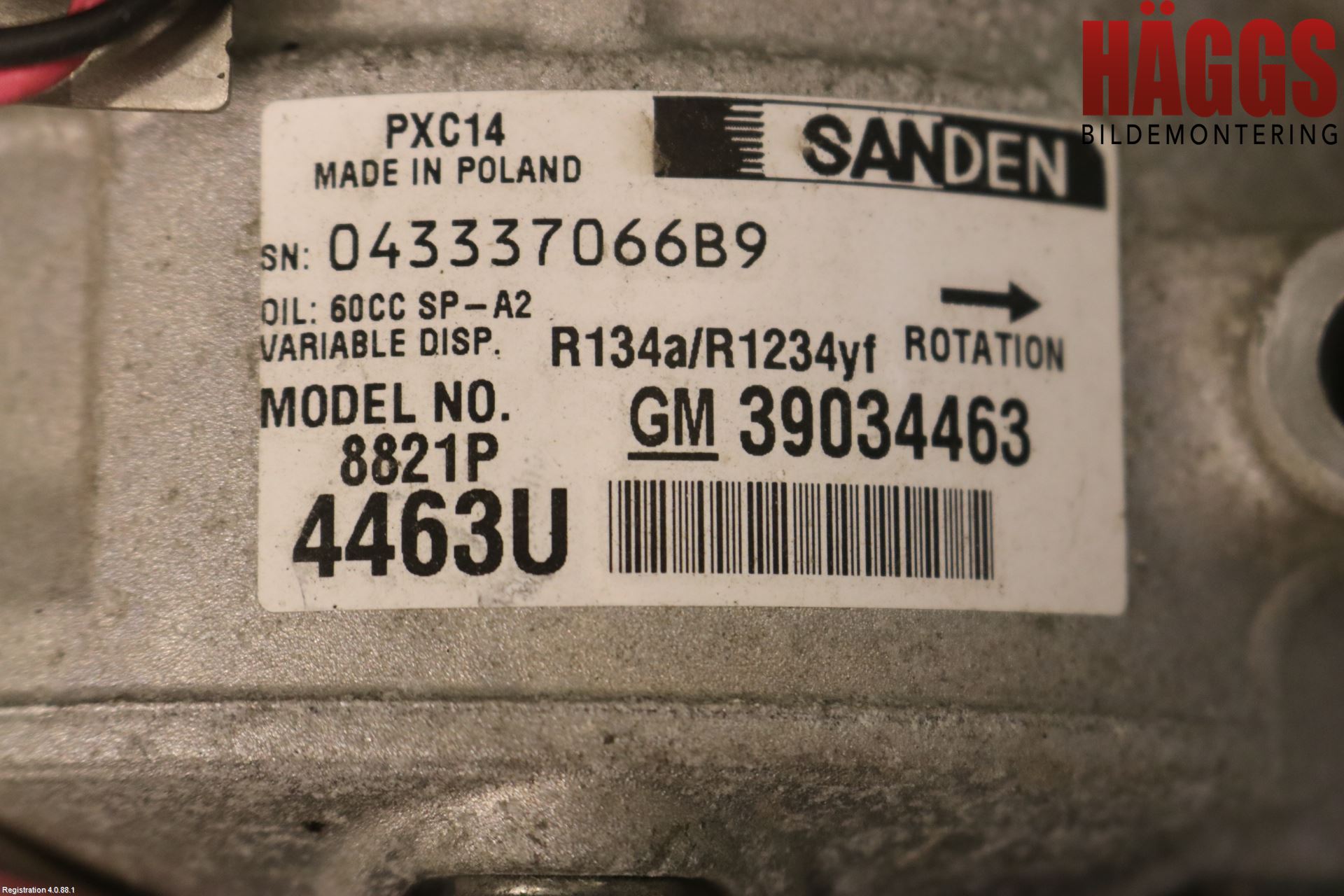 Opel ASTRA K 16-22 Ac Kompressor